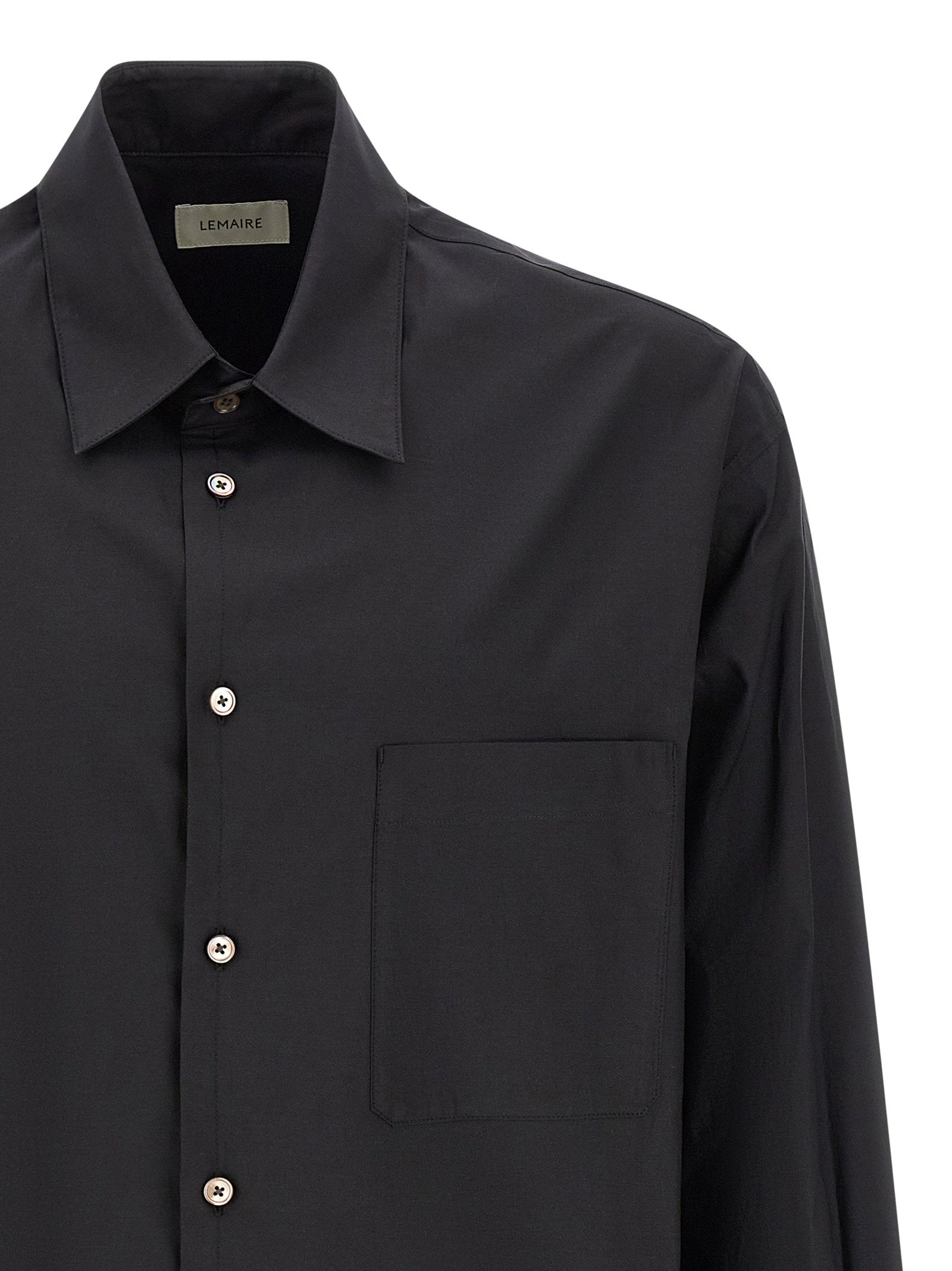 Lemaire Cotton And Silk Shirt – 80% cotton, 20% silk - view 3