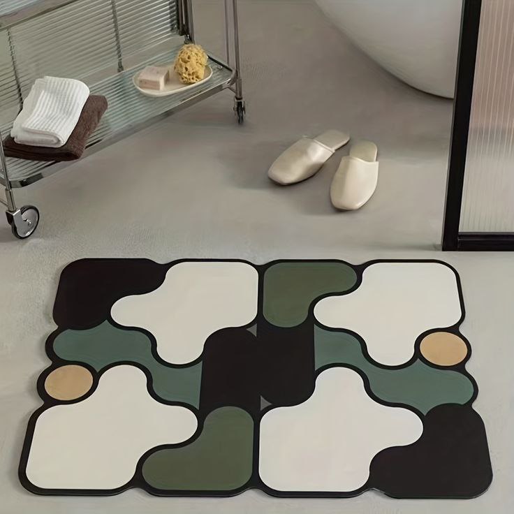 Catterton 5D Puzzle Quick-drying Bathroom Mat - view 2