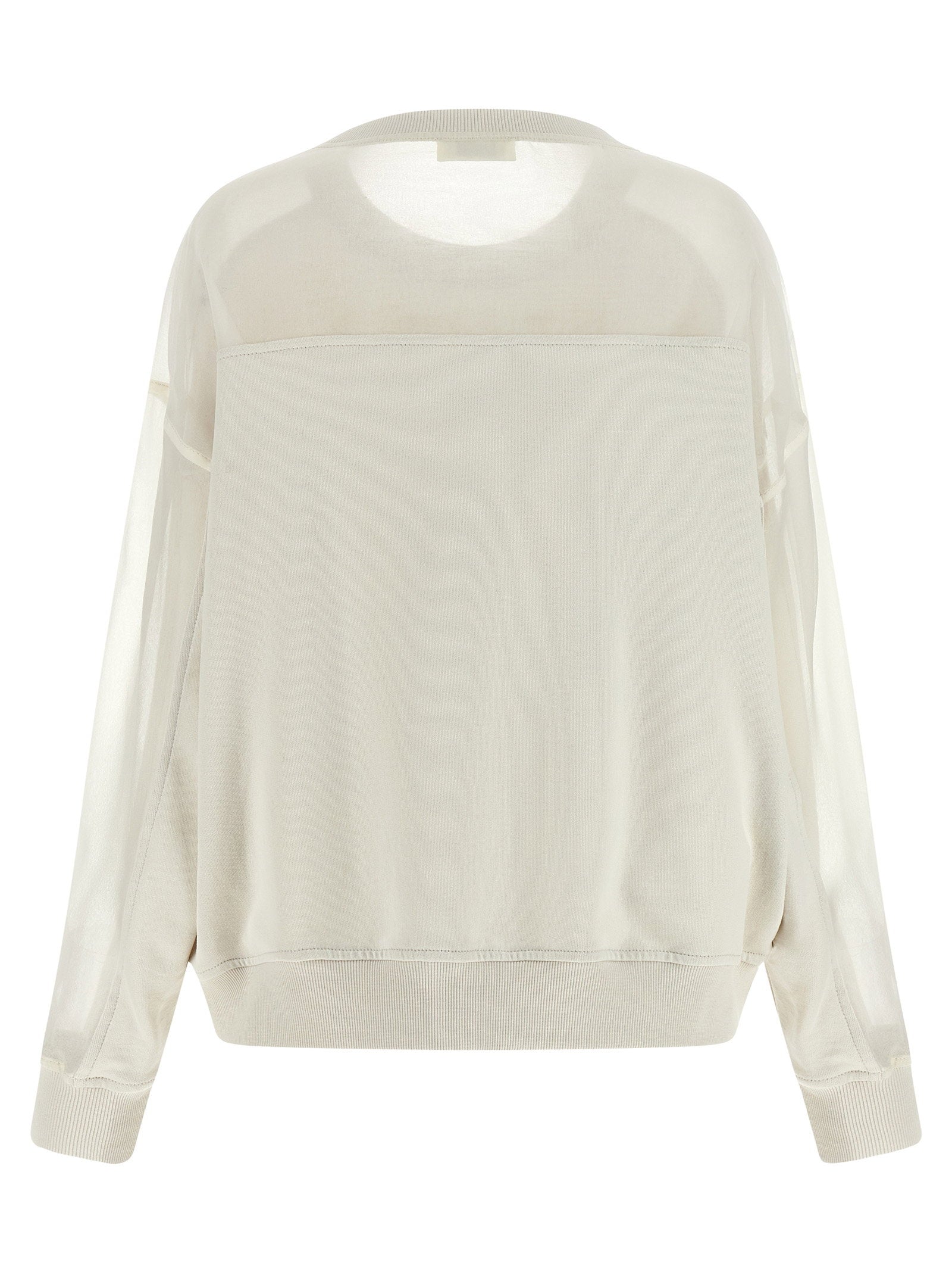 Brunello Cucinelli Organza And Monile Sweatshirt - view 2