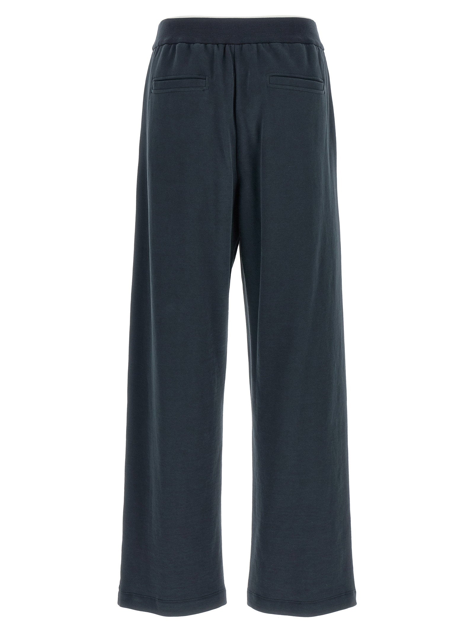Brunello Cucinelli Joggers With Frontal Stitching Detail - view 2