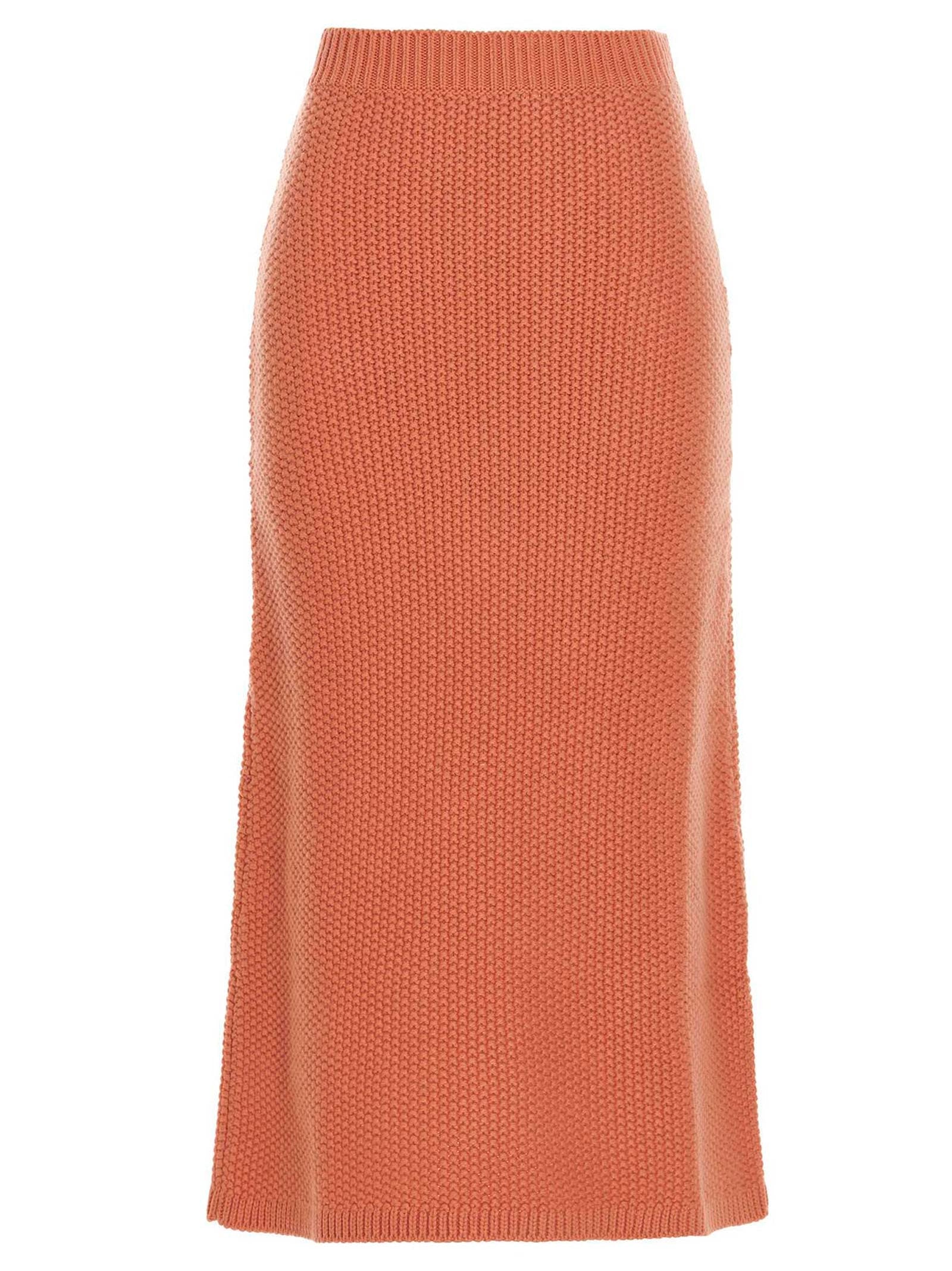 Chloé Knit Long Skirt – 100% cashmere