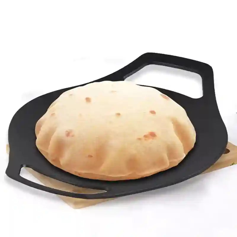 The Indus Valley CASTrong Cast Iron Tawa,Pre-seasoned, Nonstick, 100% Pure, Toxin-free, Induction, 23.8cm, 1.4kg