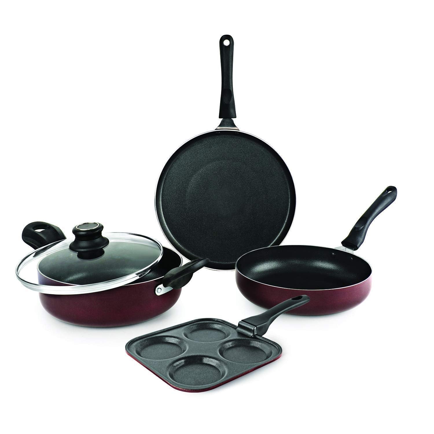 Cello Prima Uttapam Non Stick Induction Base Cookware Set, 4 Pieces - view 4