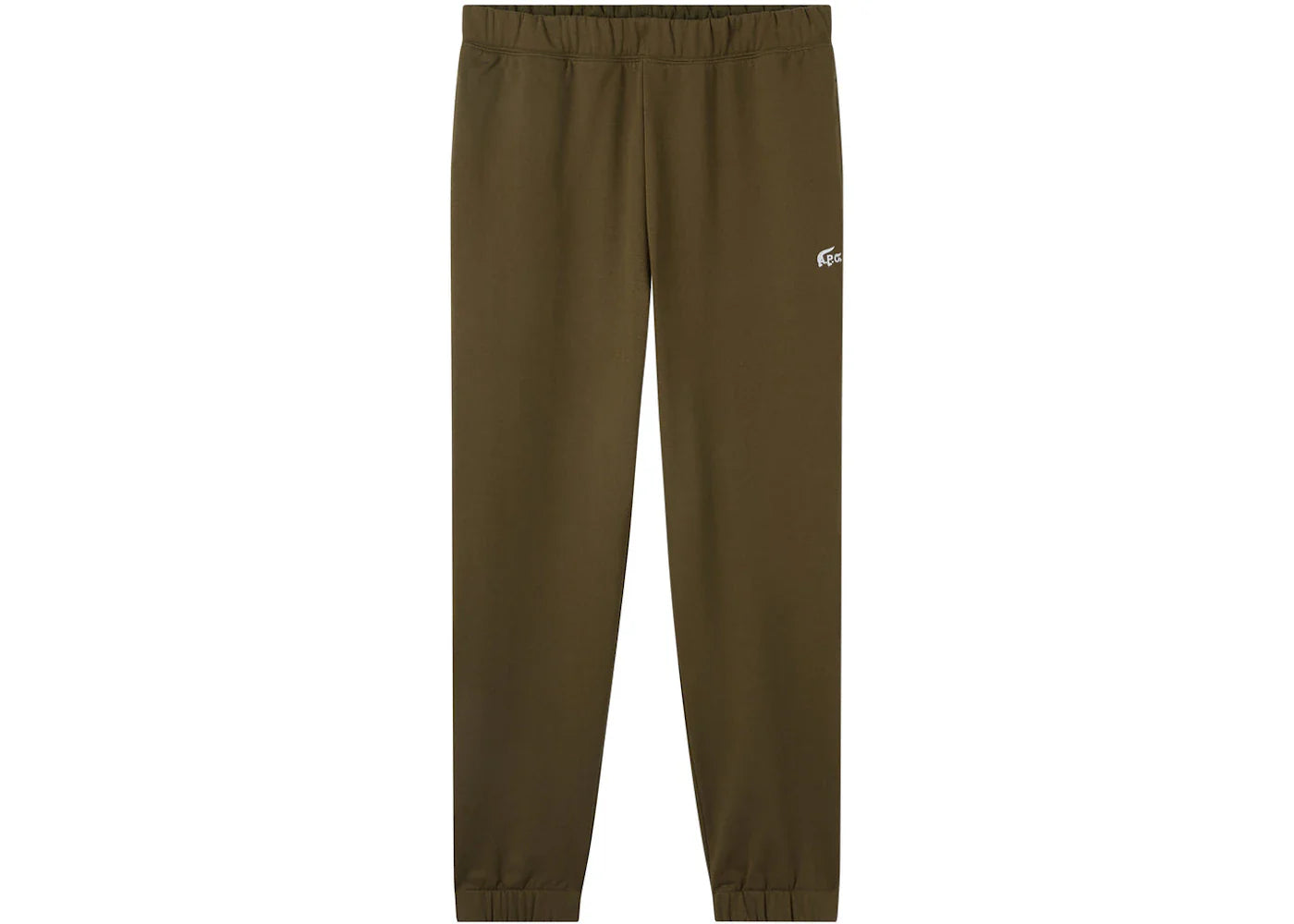 P c x – A.P.C. x Lacoste Sweatpants Khaki Green