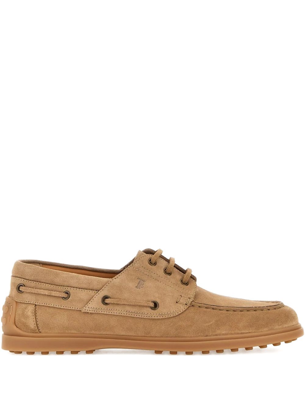 Tod'S Boat Shoes in Suede – Calf Leather 100%