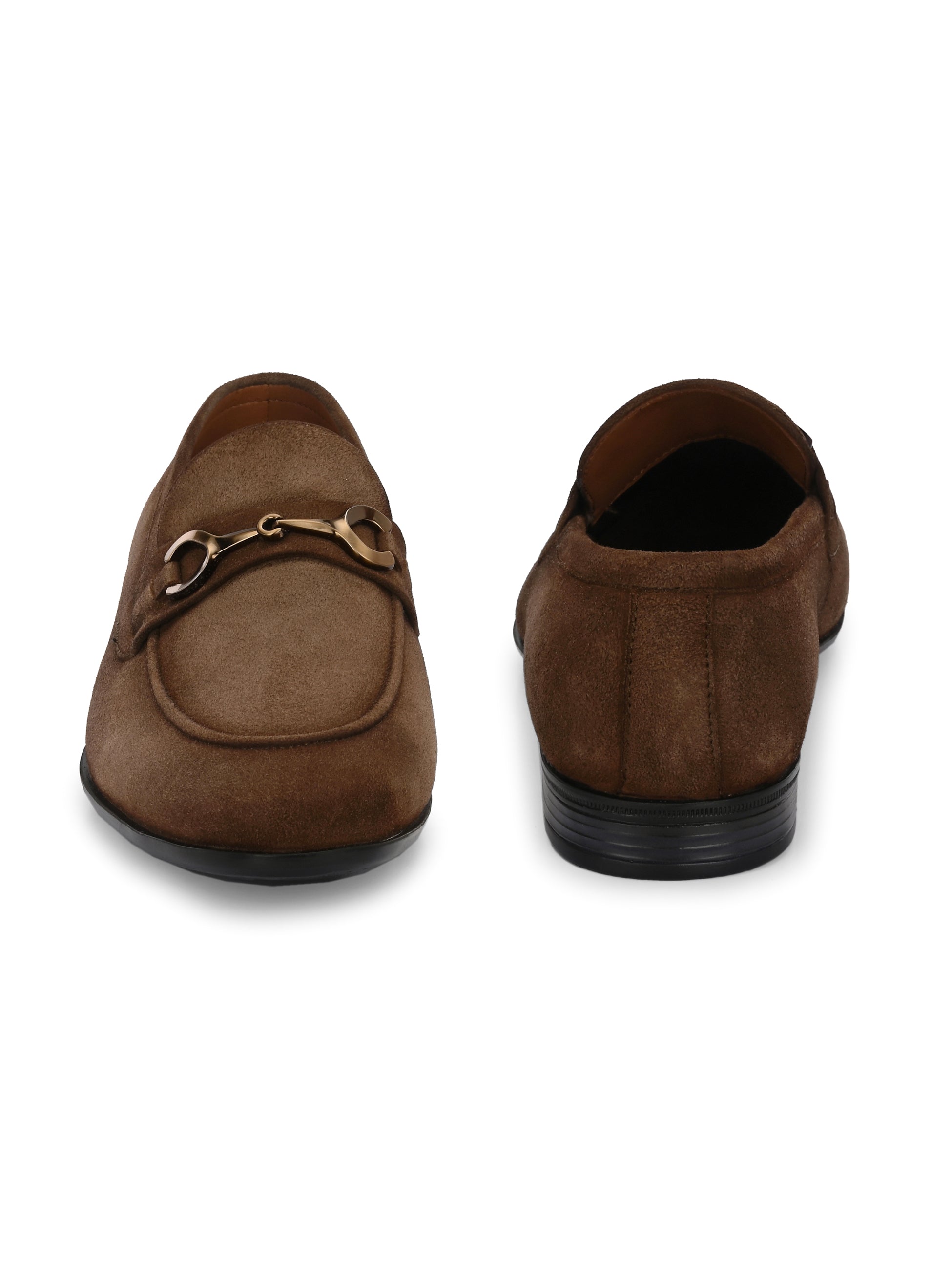 Stardust Buckled Loafers by Aspeerio - view 16