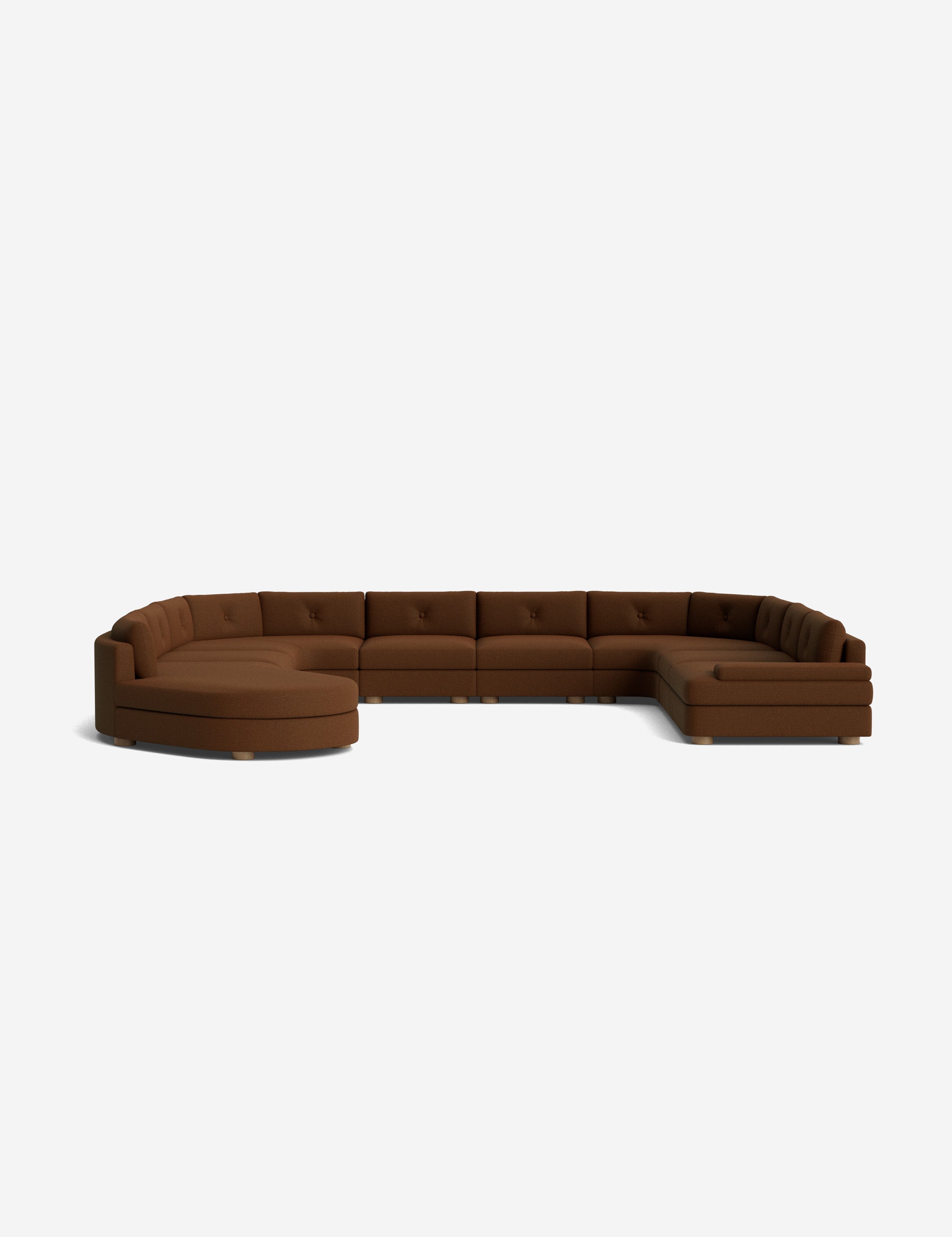 Lulu and Georgia Hill Modular U-Shaped Sectional Sofa - view 15