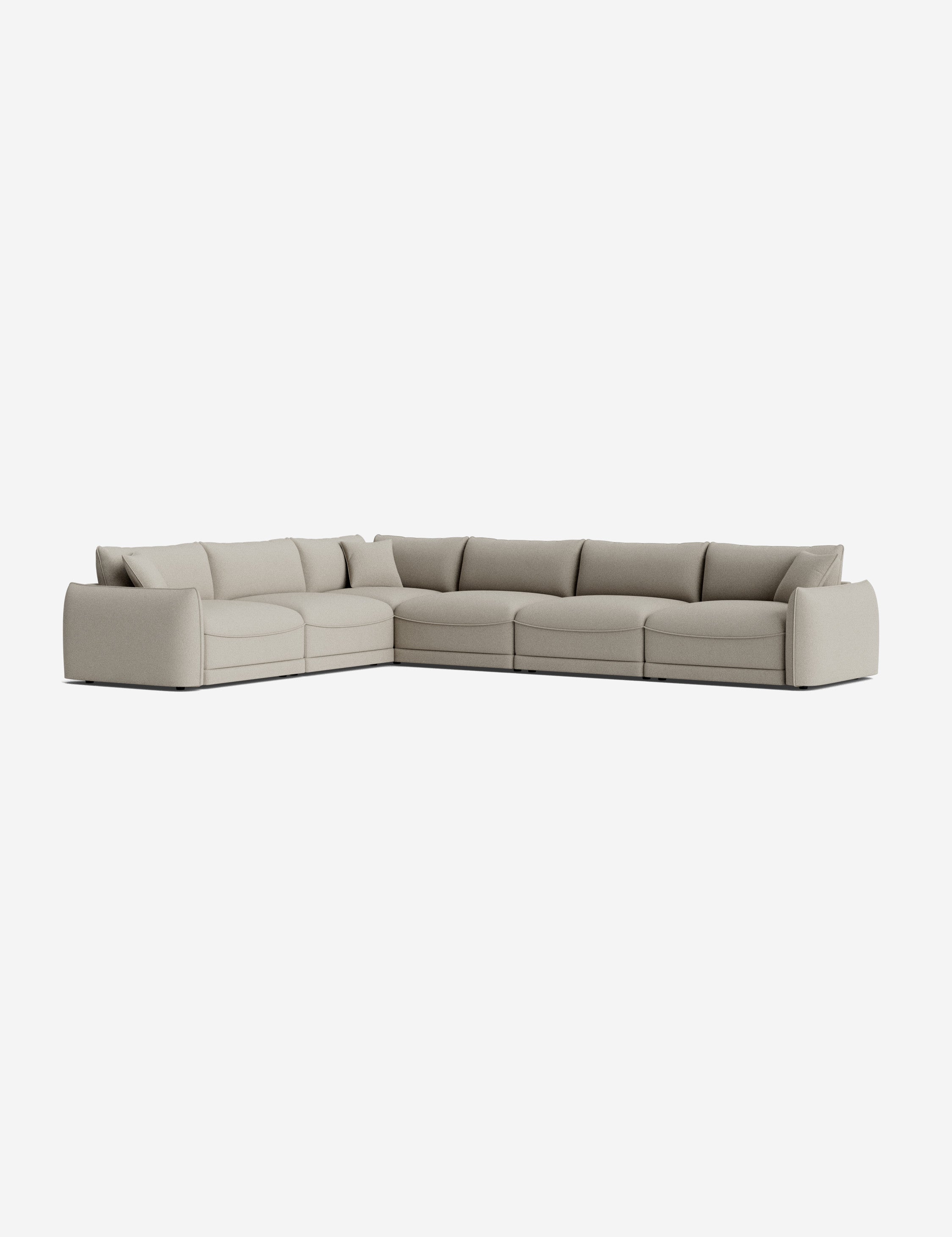 Lulu and Georgia Balmer Modular Corner Sectional Sofa - view 33