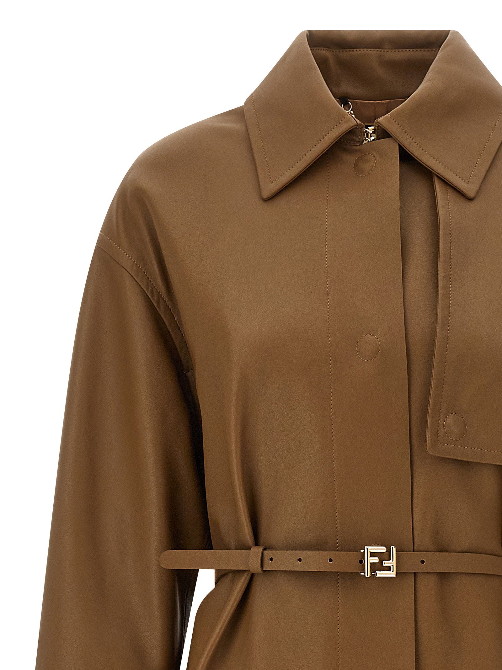 Fendi Nappa Trench Coat - view 3