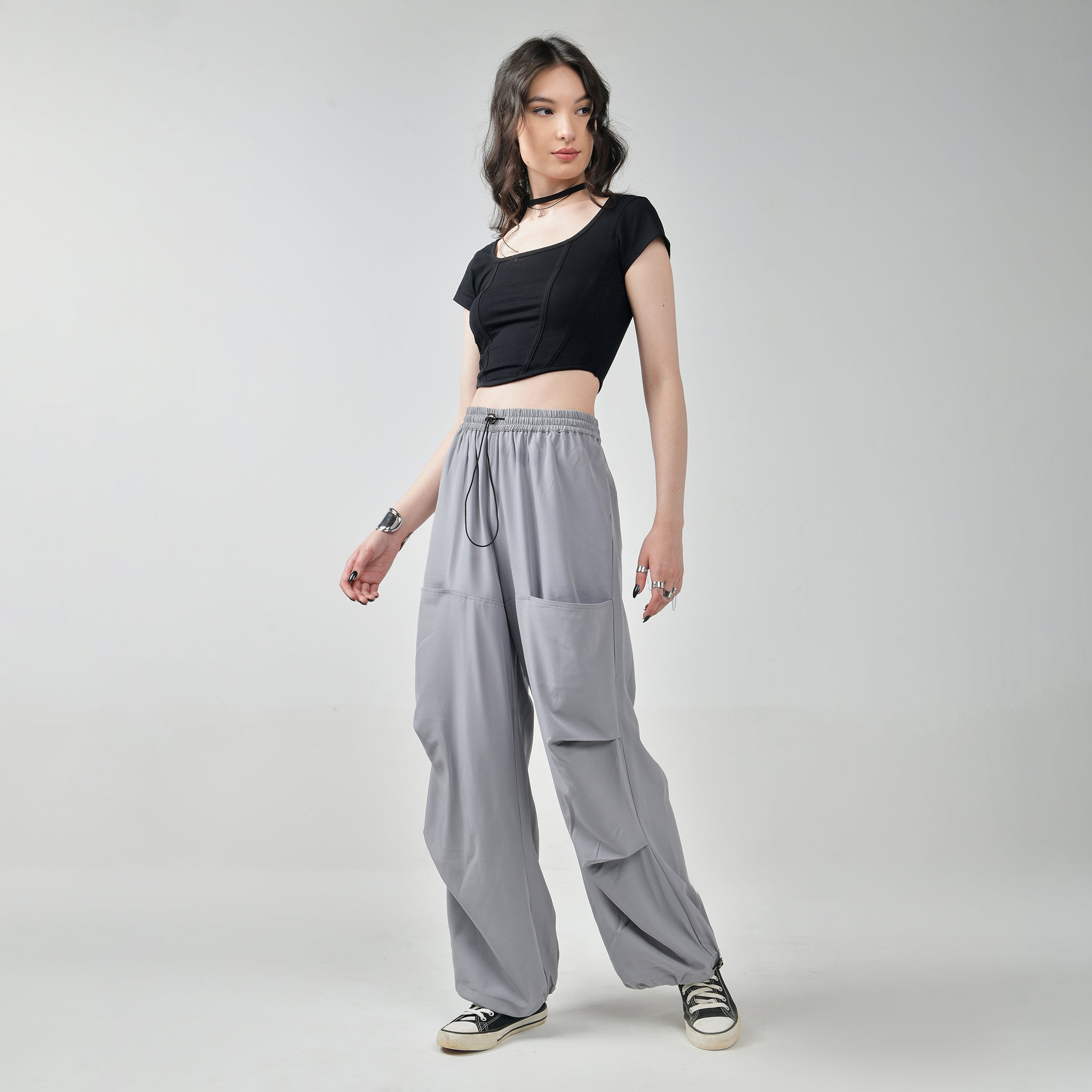 IZF Grey Air Parachute Pants – Women's