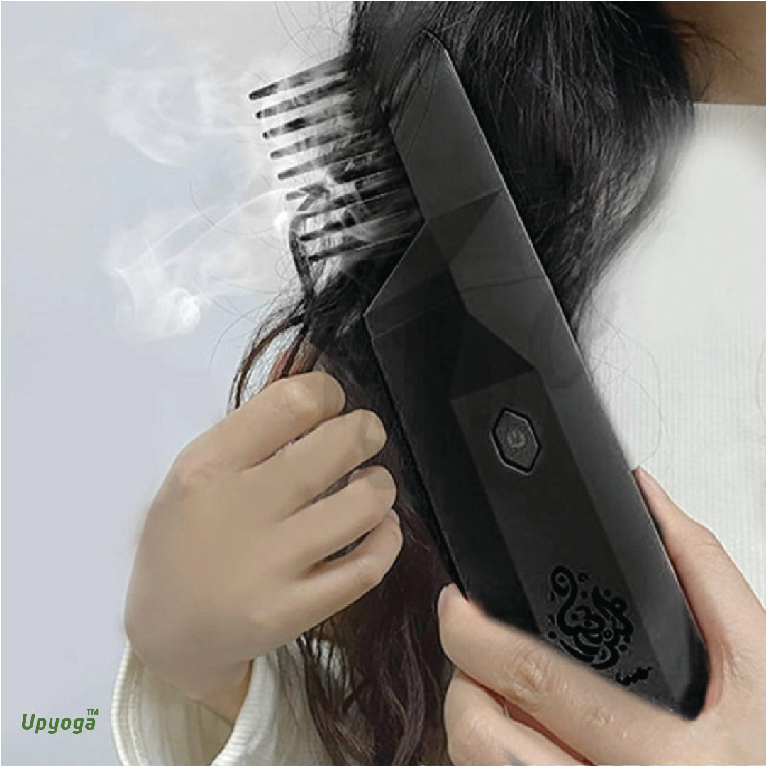 Cash on Delivery Available Upyoga 2 in 1 Hair Comb Incense Burner & Home Diffuser | 1 Year Warranty | Rechargeable | Bakhoor Included - view 12