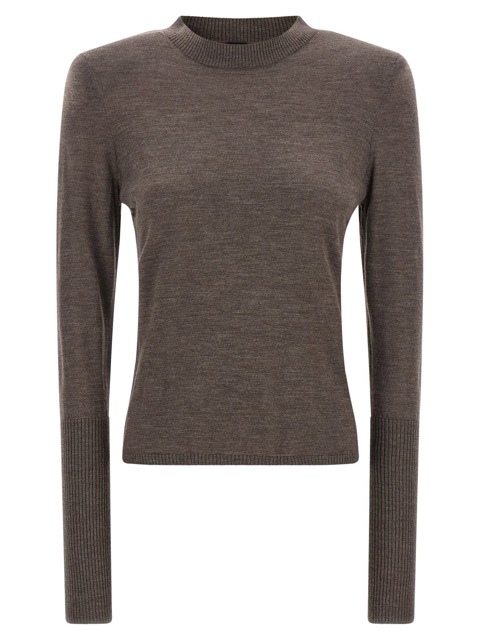 Pinko Padded Shoulder Sweater – 100% wool
