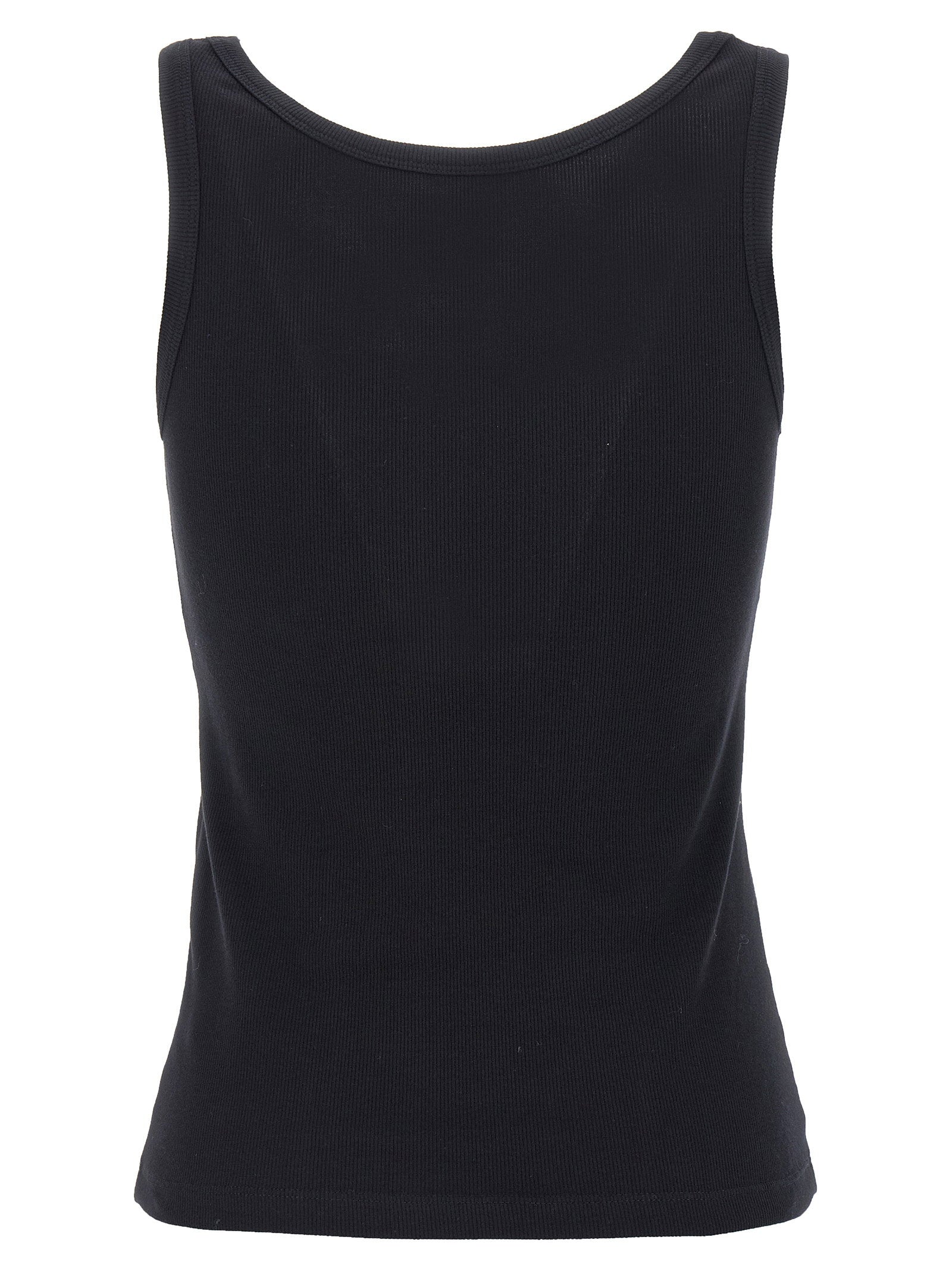 Versace 90s Vintage Logo Tank Top – 93% cotton, 7% elastane - view 2