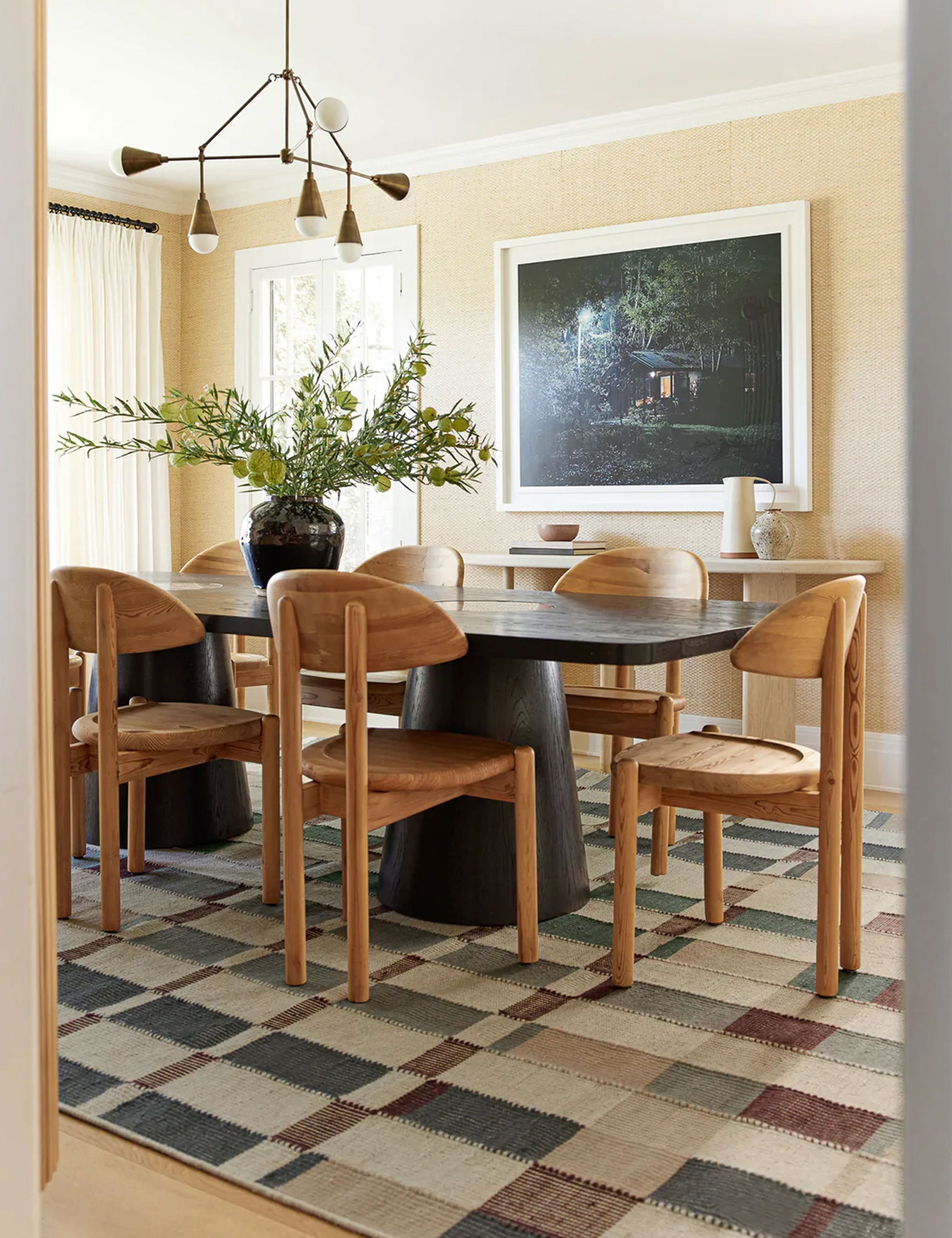 Lulu and Georgia Marli Flatweave Wool Rug by Nina Freudenberger - view 2