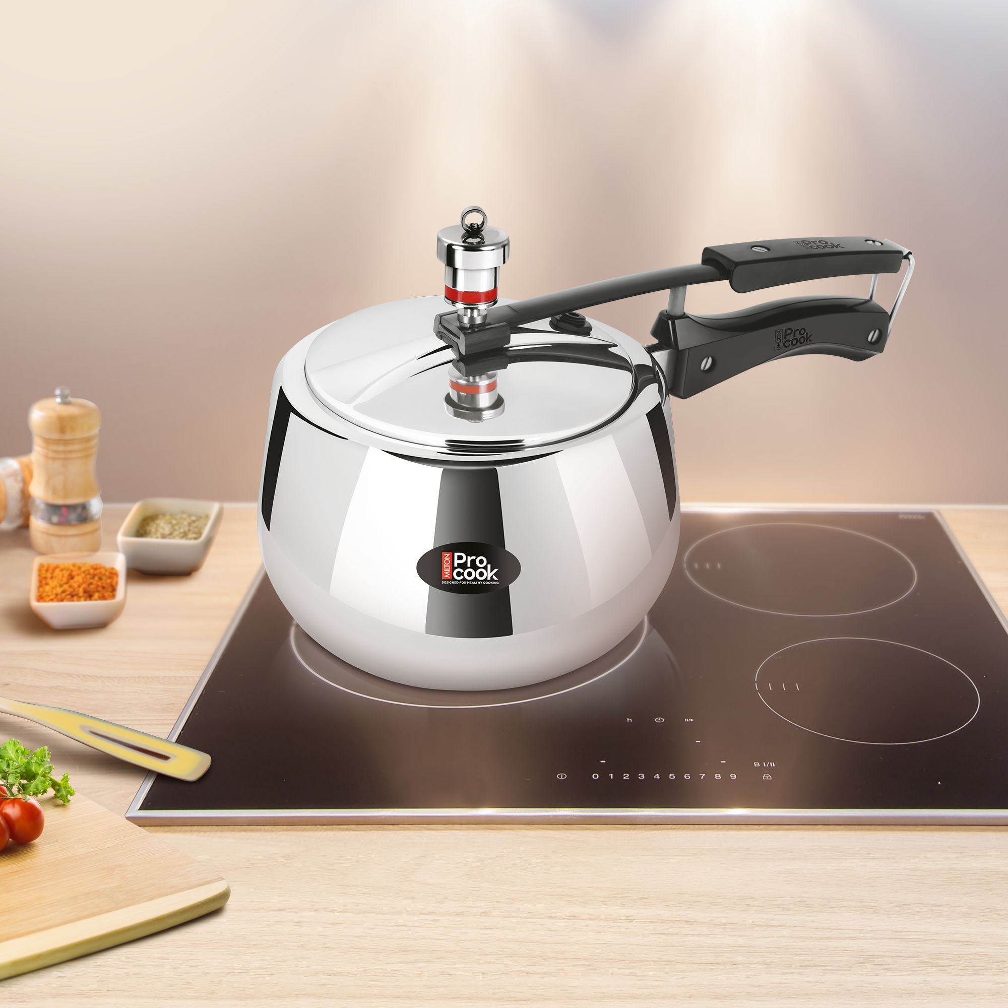 Pressure Cooker Inner Lid Curve Triply (Milton Procook) - view 2