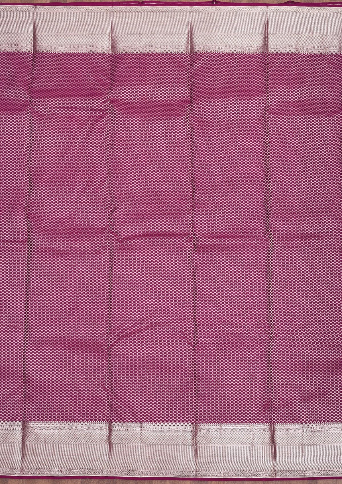 Koskii Wine Zariwork Pure Silk Saree – Women's - view 7