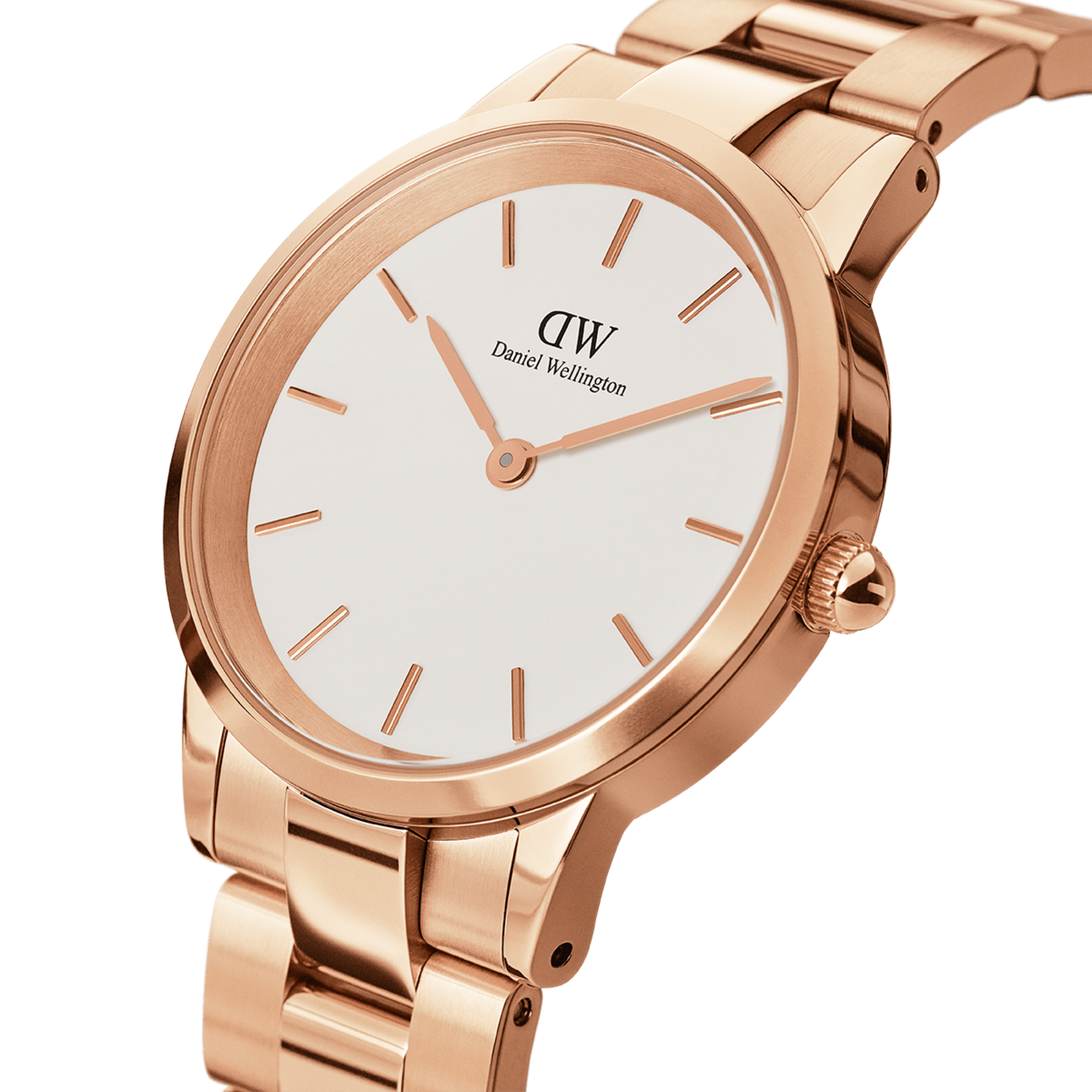 Daniel Wellington Iconic Link White & Rose Gold