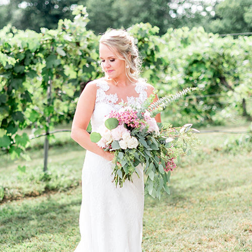 fiftyflowers.com Elegant New England Vineyard Wedding - view 2