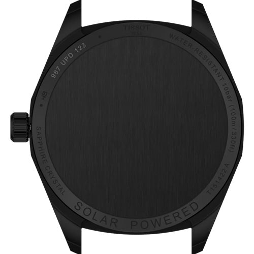Tissot T-Classic PRC 100 Solar Quartz Black Dial Men 39mm T1514223305100 - view 2
