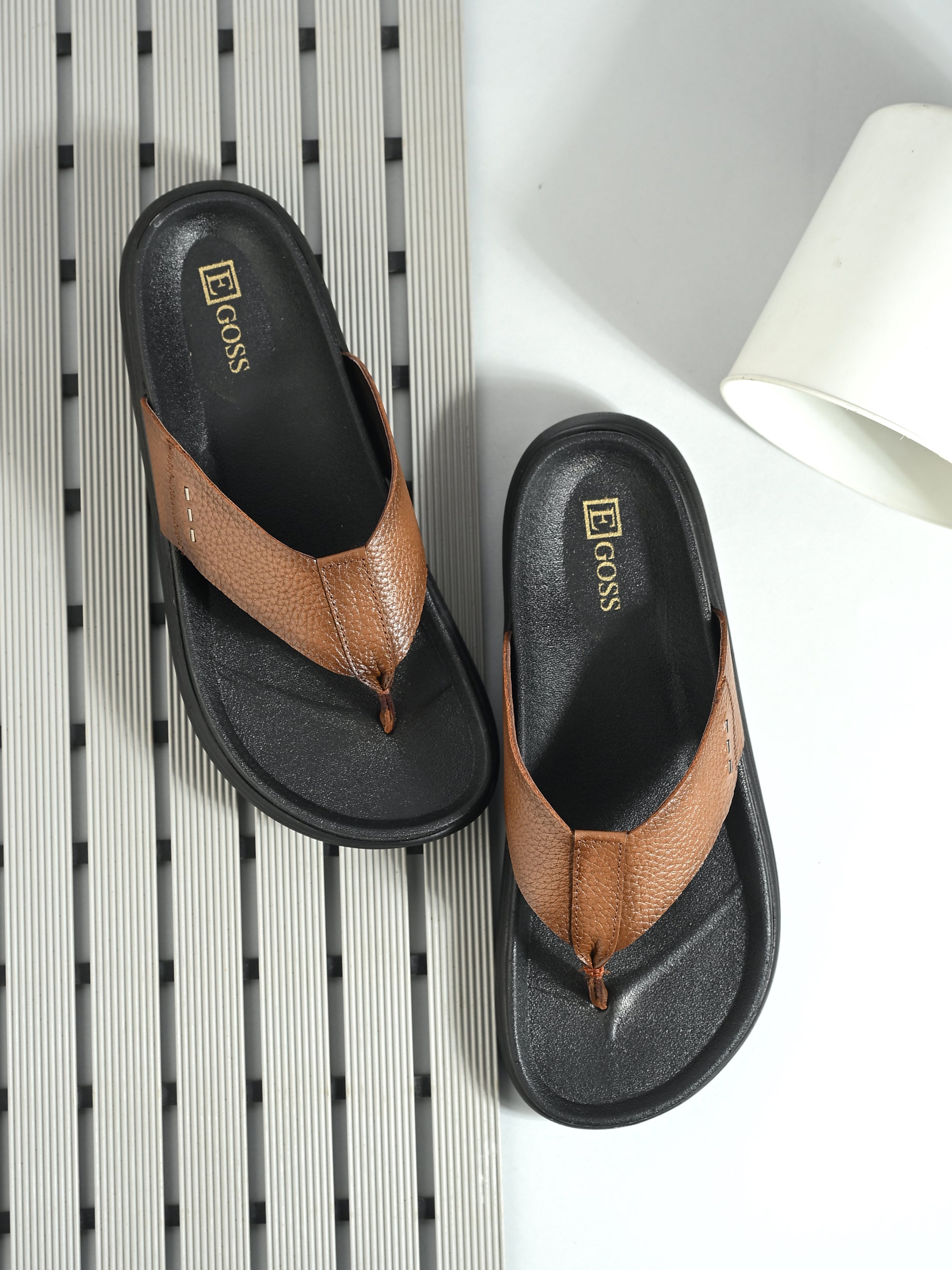 Egoss Shoes Comet Leather Slippers by Aspeerio - view 23