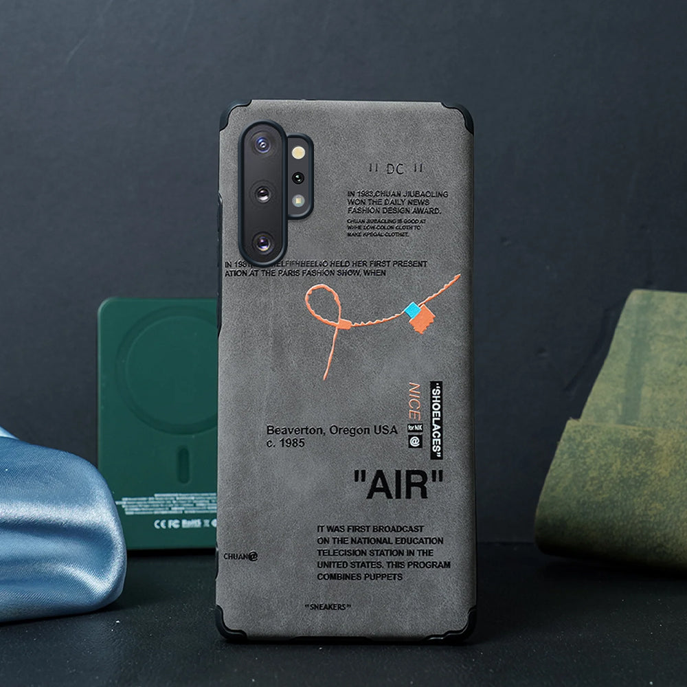 Samsung Galaxy Series Sneaker Label Leather Edge Case - view 18