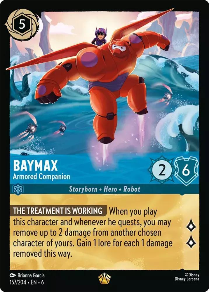 204 azurite sea – Lorcana Baymax - Armored Companion - 157/204 [Azurite Sea] [Non-Foil]