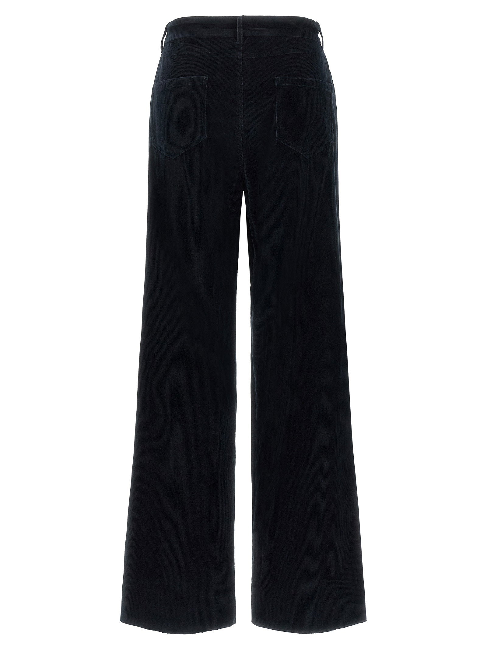 Max Mara Studio Fragola Palazzo Pants – 98% cotton, 2% elastane - view 2