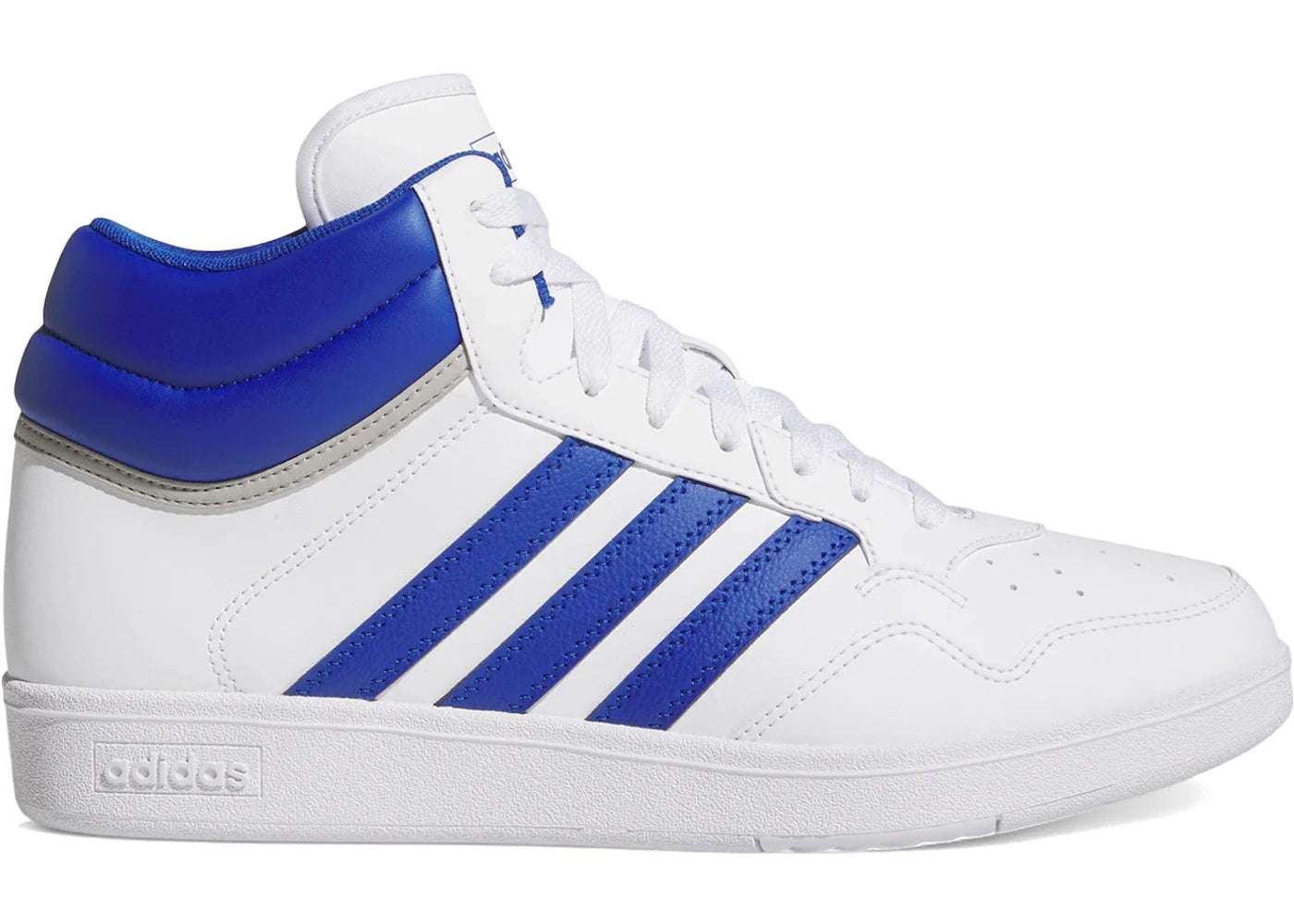 Hoops 4 0 – adidas Hoops 4.0 Mid Cloud White Royal Blue Grey Two