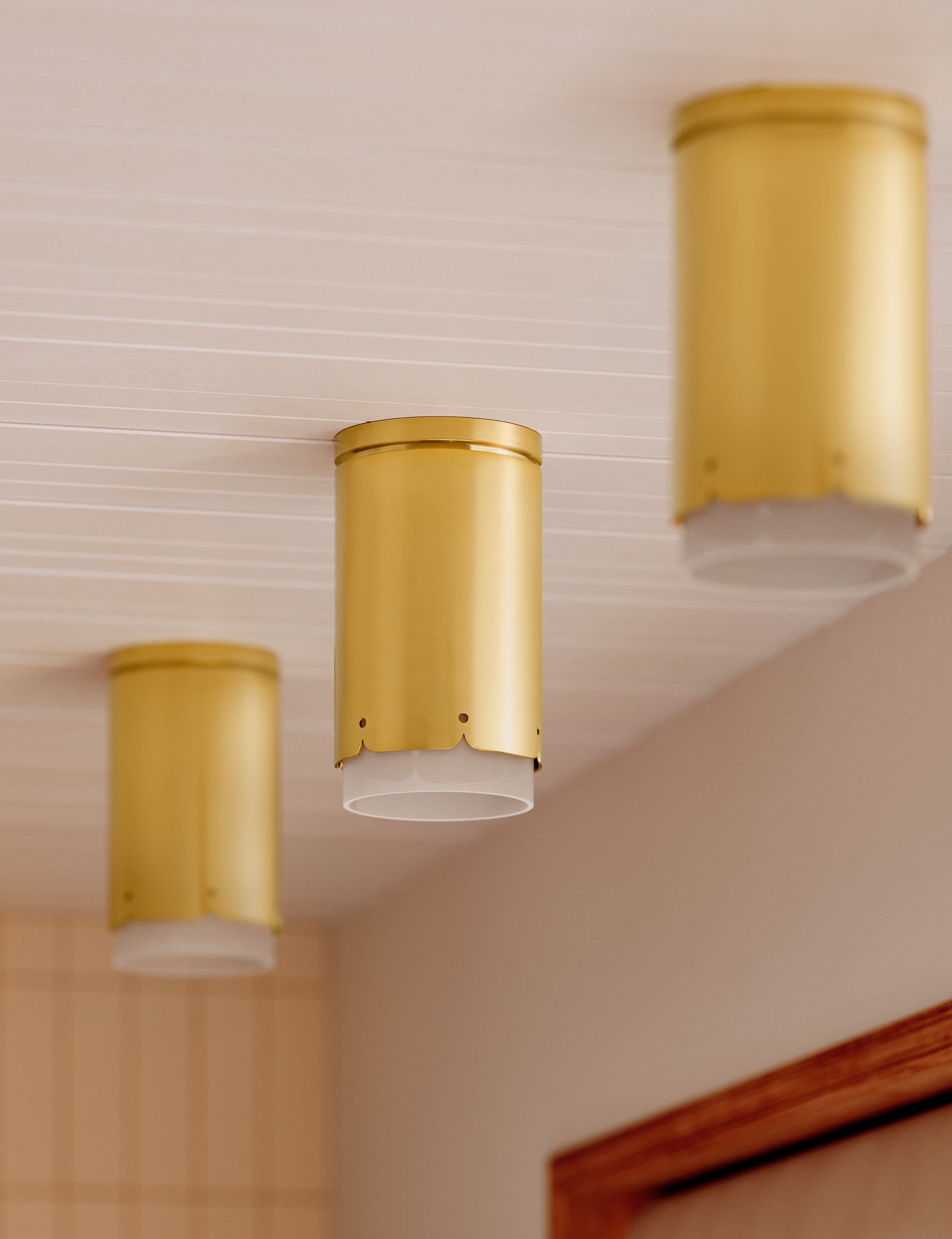 Lulu and Georgia Trenet Flush Mount Light - view 3