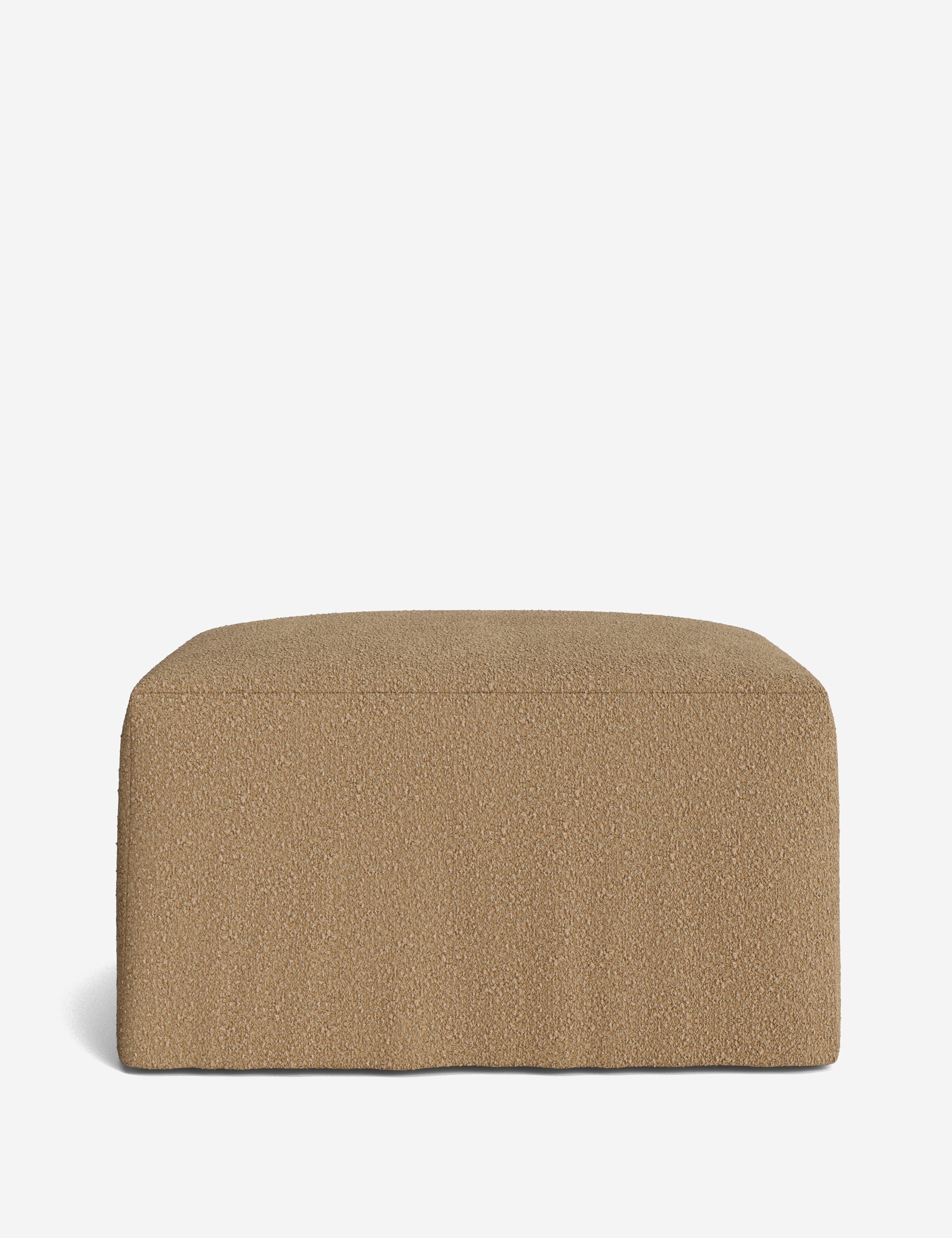 Lulu and Georgia Portola Slipcover Ottoman - view 95