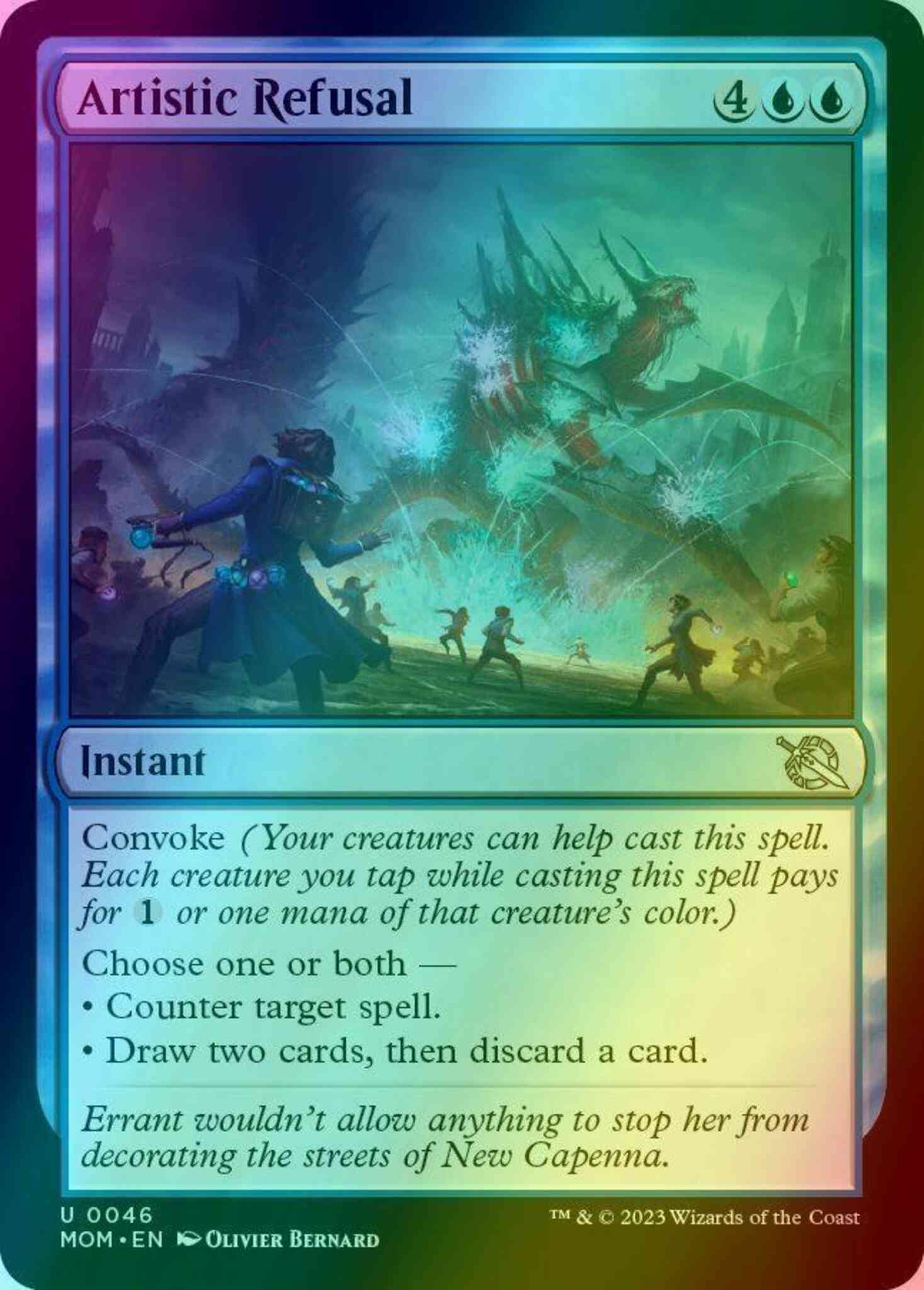 Artistic refusal 46 – Magic Artistic Refusal [46] [March of the Machine] [Foil]