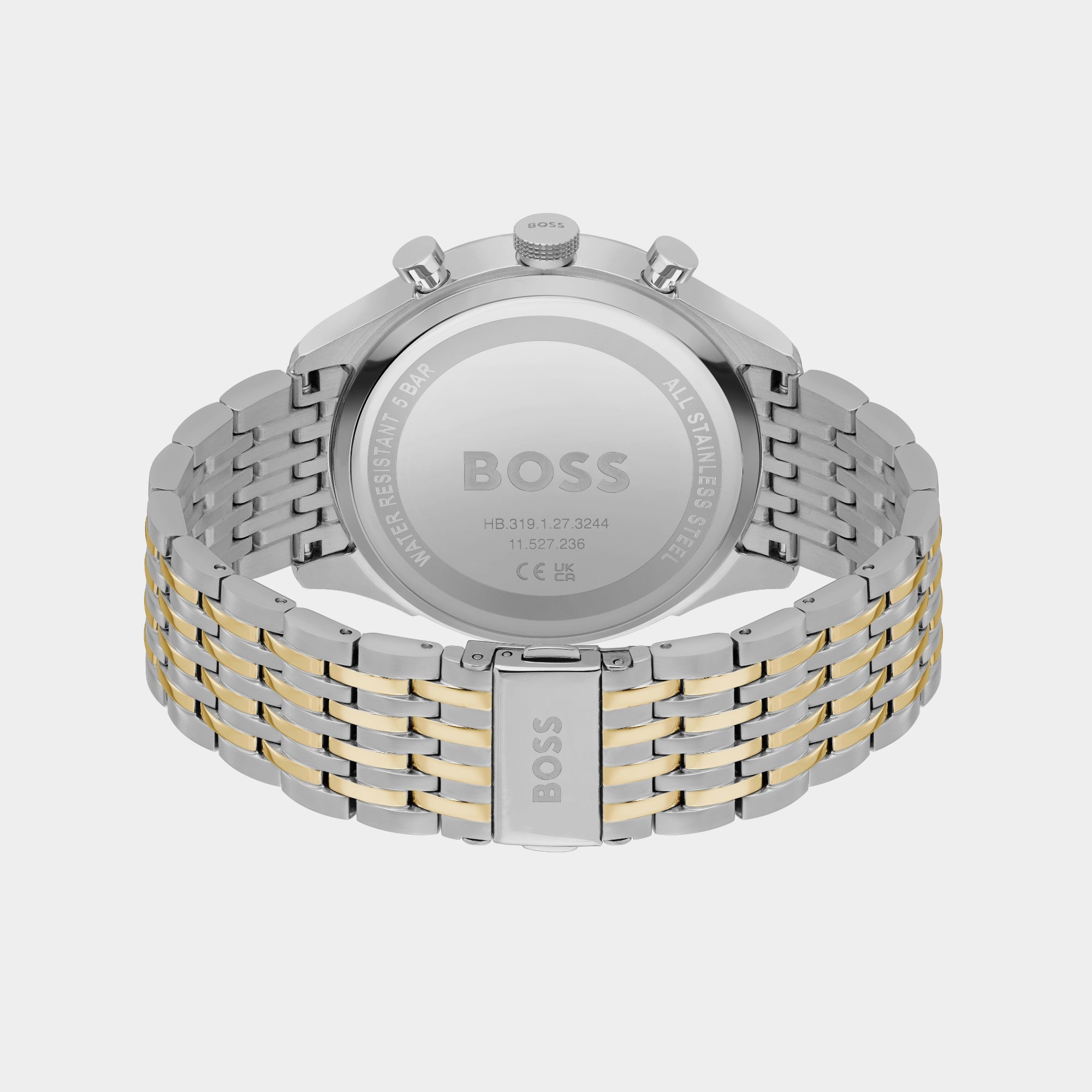 Boss Gregor Men Quartz Grey Dial Chronograph Stainless Steel Watch 1514053 - view 2