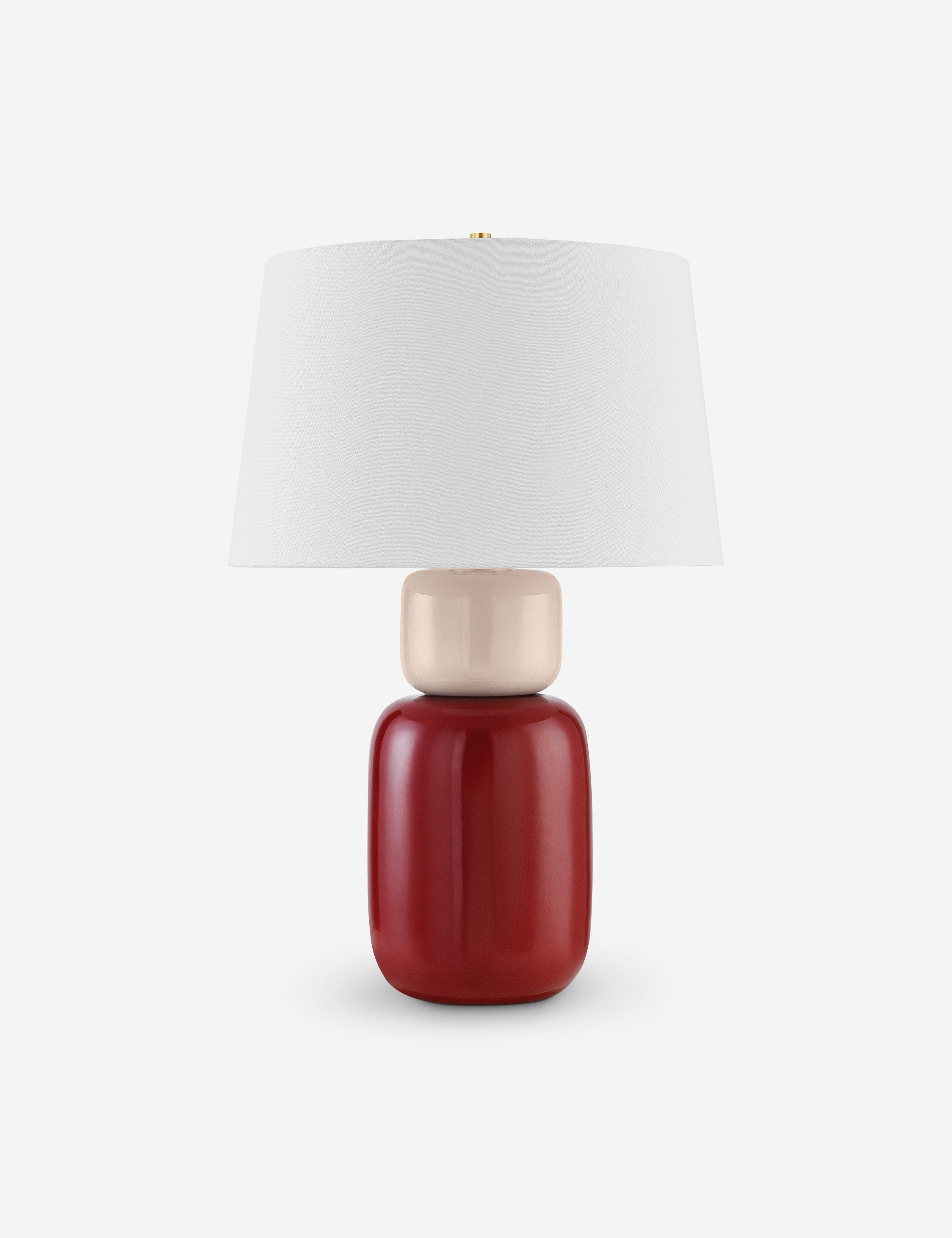 Lulu and Georgia Dores Table Lamp – Bordeaux and Blush