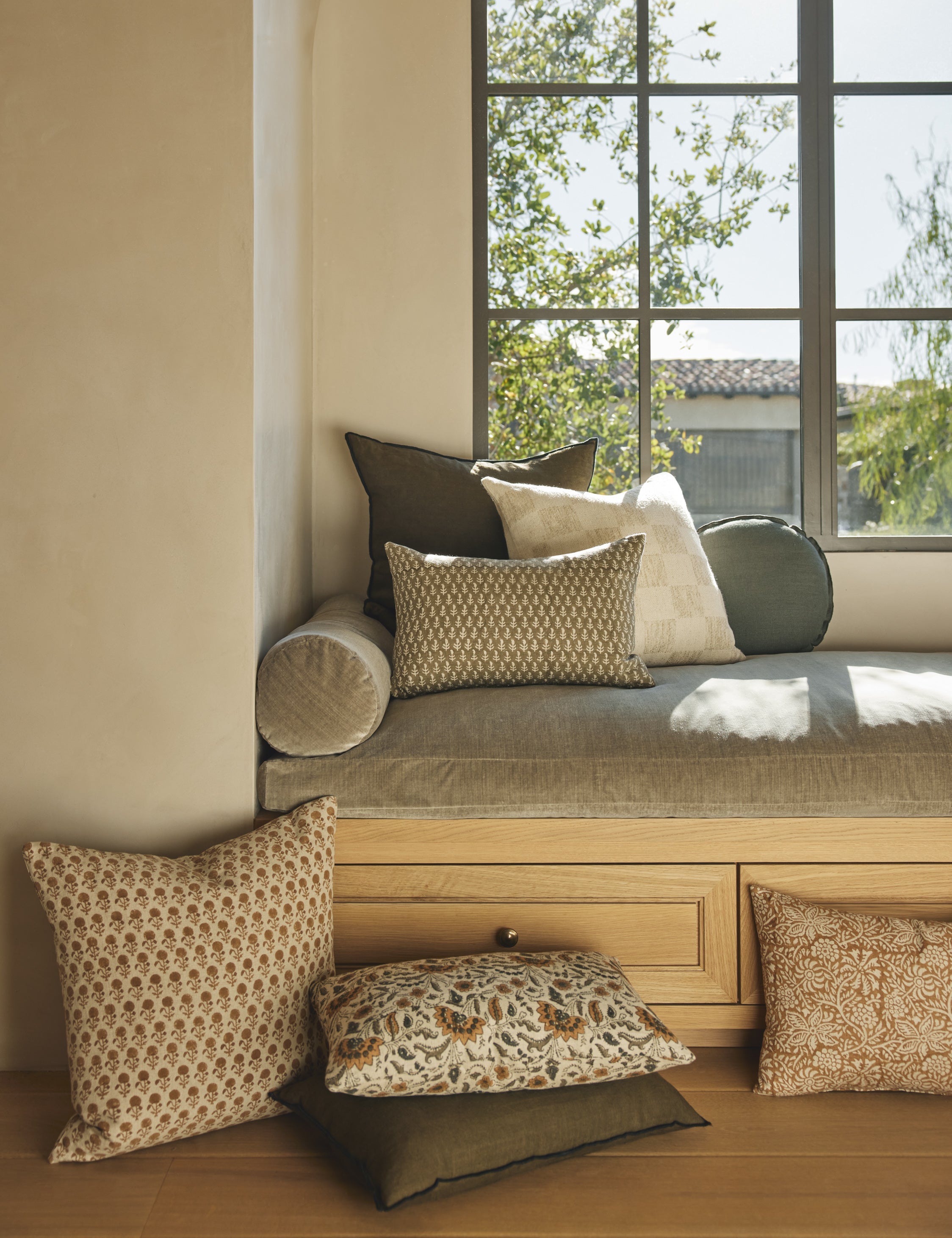 Lulu and Georgia Eames Linen Pillow - view 36