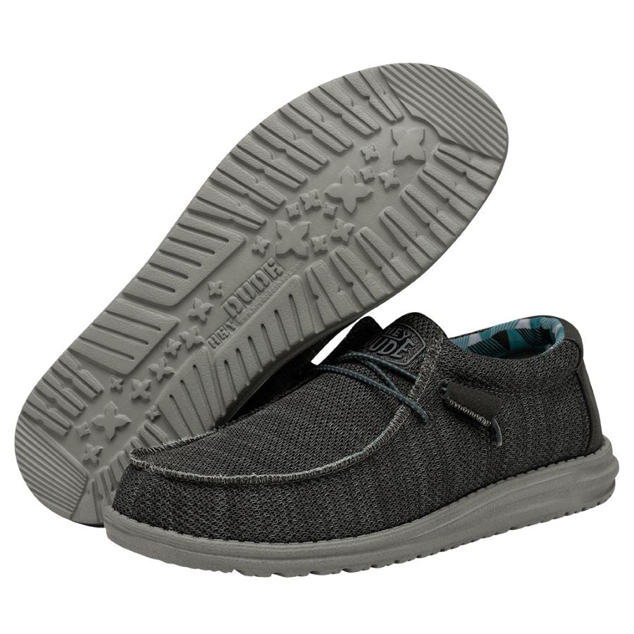 HEYDUDE shoes Wally Sox - Charcoal – Men's - view 3