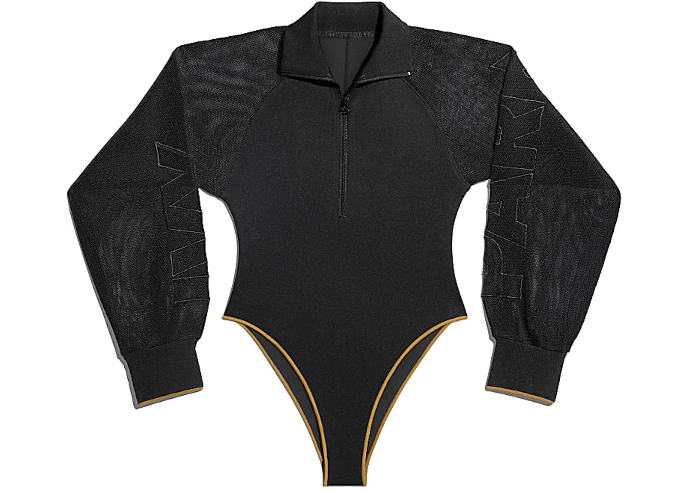 adidas Ivy Park Mesh Sleeve Bodysuit Black/Mesa