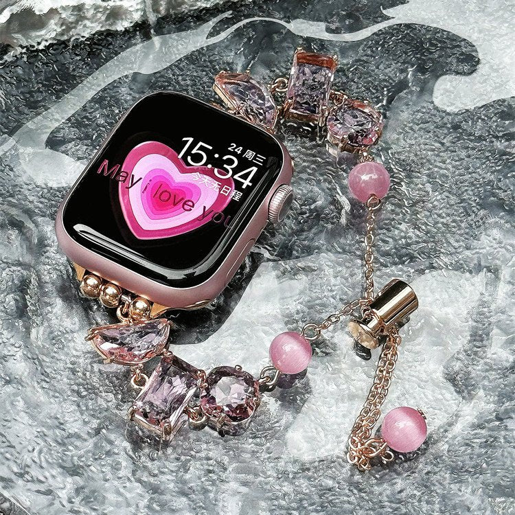 Peeperly Luminous Gemstone Bracelet for Apple Watch - view 4
