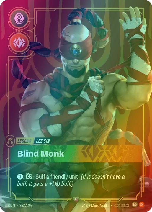 Blind monk lee – Riftbound Blind Monk (Lee Sin) - 257/298 [Origins] [Foil]