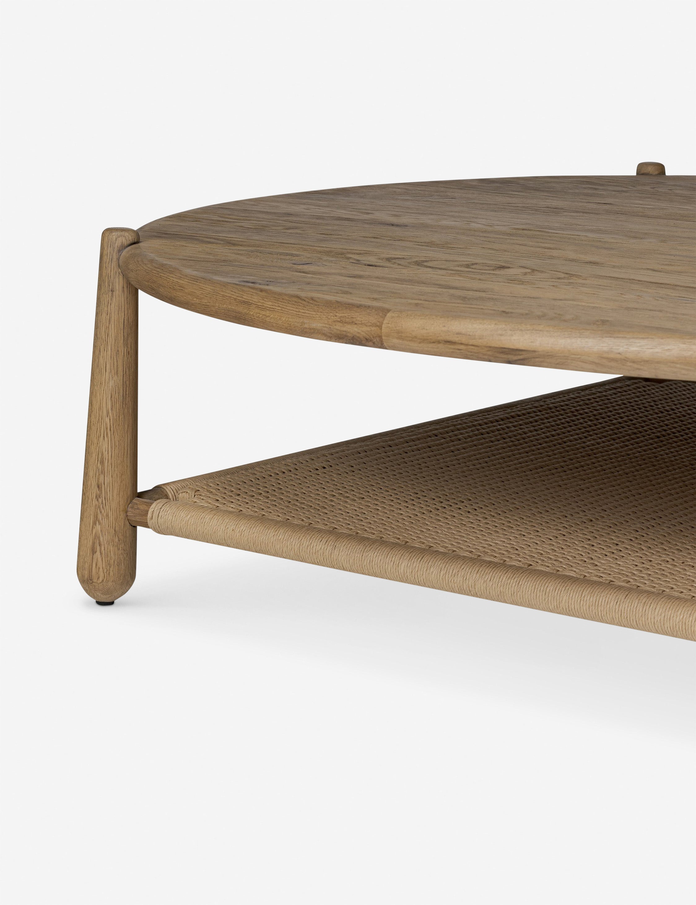 Lulu and Georgia Salvador Round Coffee Table by Amber Lewis x Four Hands - view 6