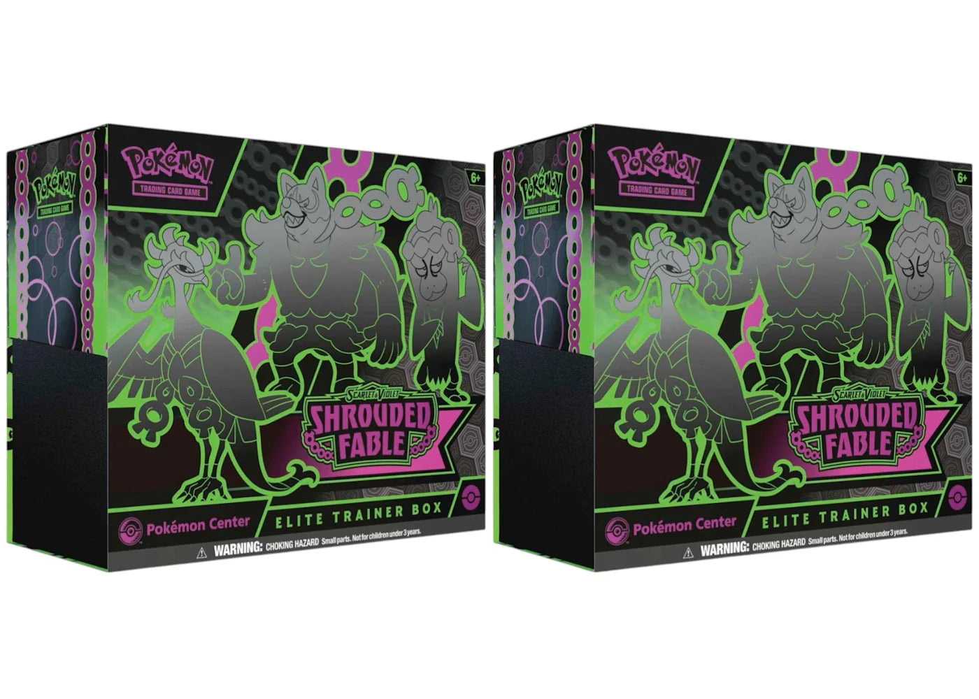 Scarlet violet shrouded – 2024 Pokémon Scarlet & Violet Shrouded Fable Pokémon Center Elite Trainer Box 2x Lot