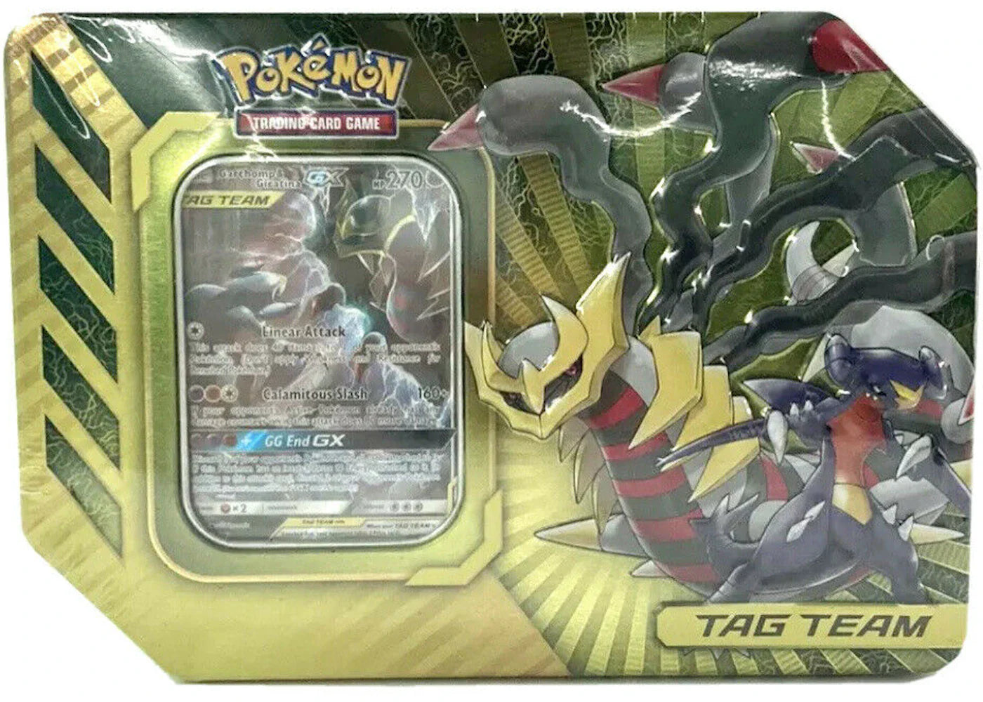 Pokémon 2019 Pokemon TCG Power Partnership Tin Garchomp & Giratina GX