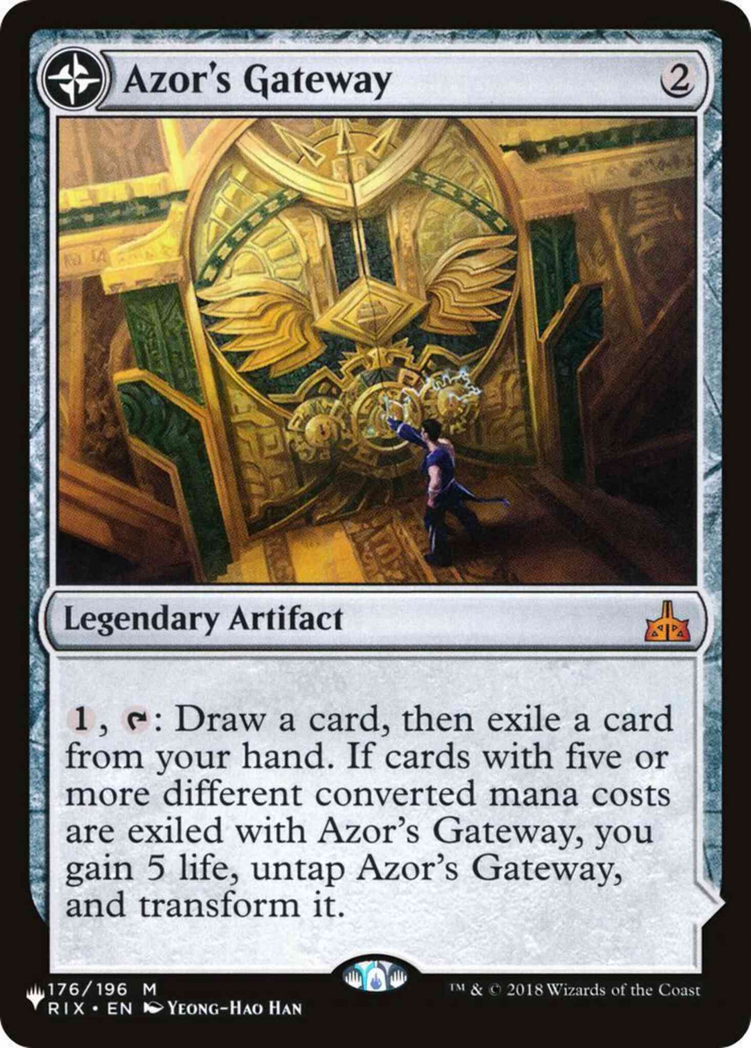 Rix-176 the list – Magic Azor's Gateway // Sanctum of the Sun [RIX-176] [The List] [Non-Foil]
