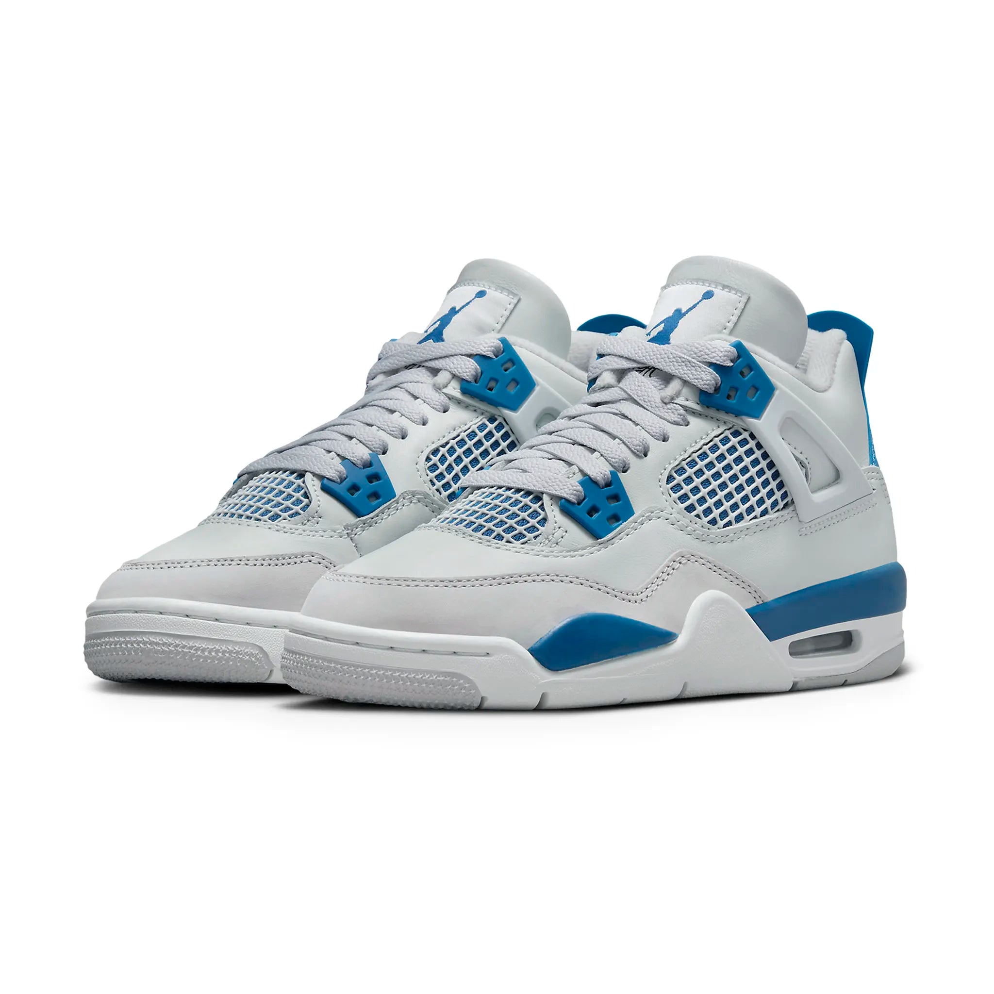 Air Jordan 4 Retro Military Blue (GS) – White - view 2