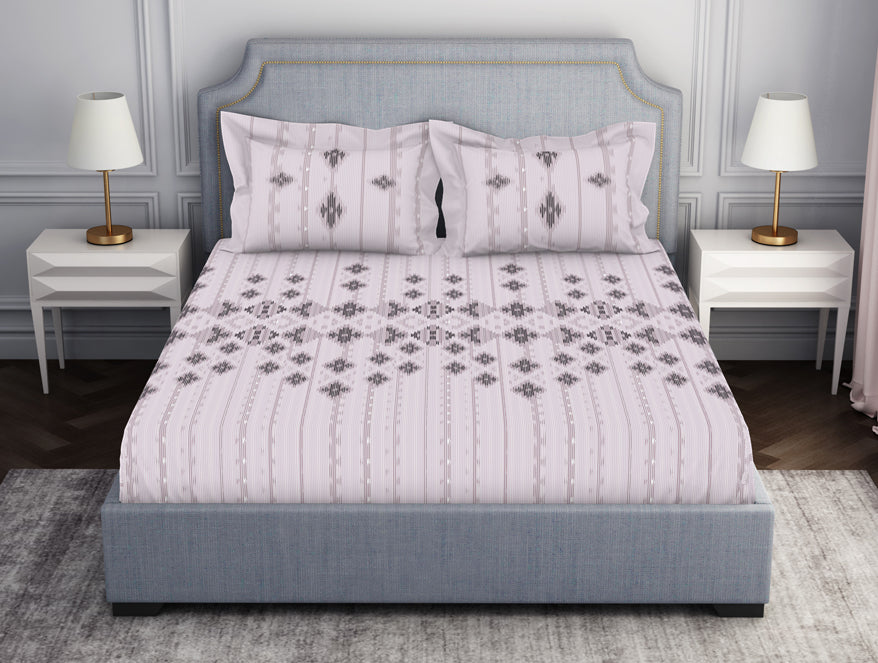 Spaces India Tonalelgence Geometric 100% Cotton Fitted King - Essentials by Spaces - view 8