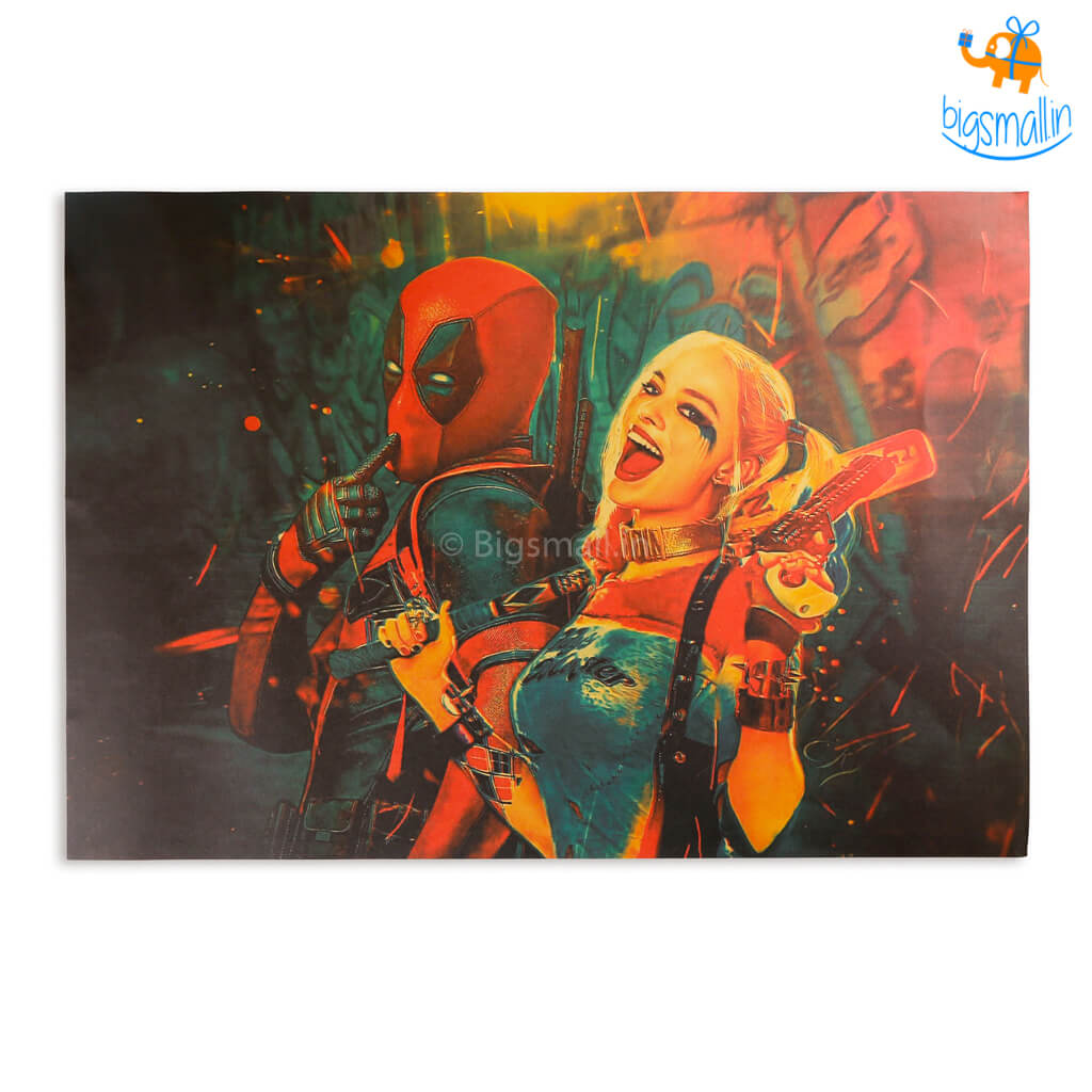 AmyLi Harley Quinn & Deadpool Poster - view 6