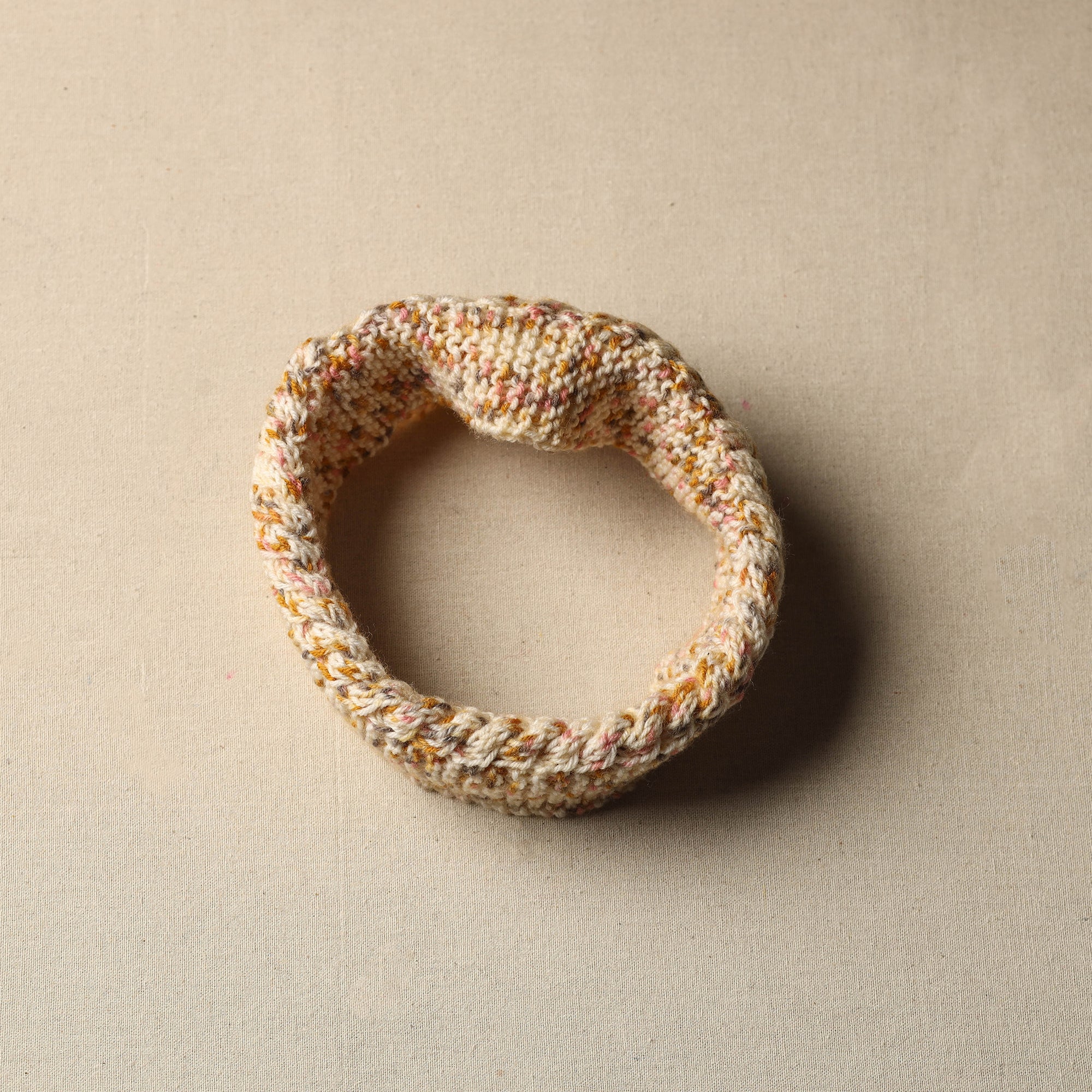 KILMORA Beige - Kumaun Hand Knitted Woolen Warm Headband 21 - view 2
