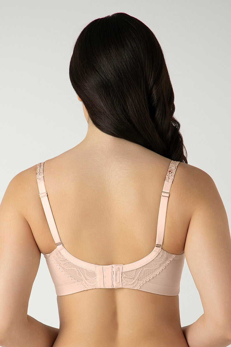amante Demure Non-Padded Non-Wired Contour Bra - Delicate Bloom Print - view 3