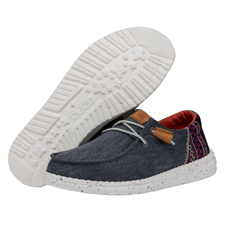 HEYDUDE shoes Wendy Funk Baja - Navy – Women's - view 3