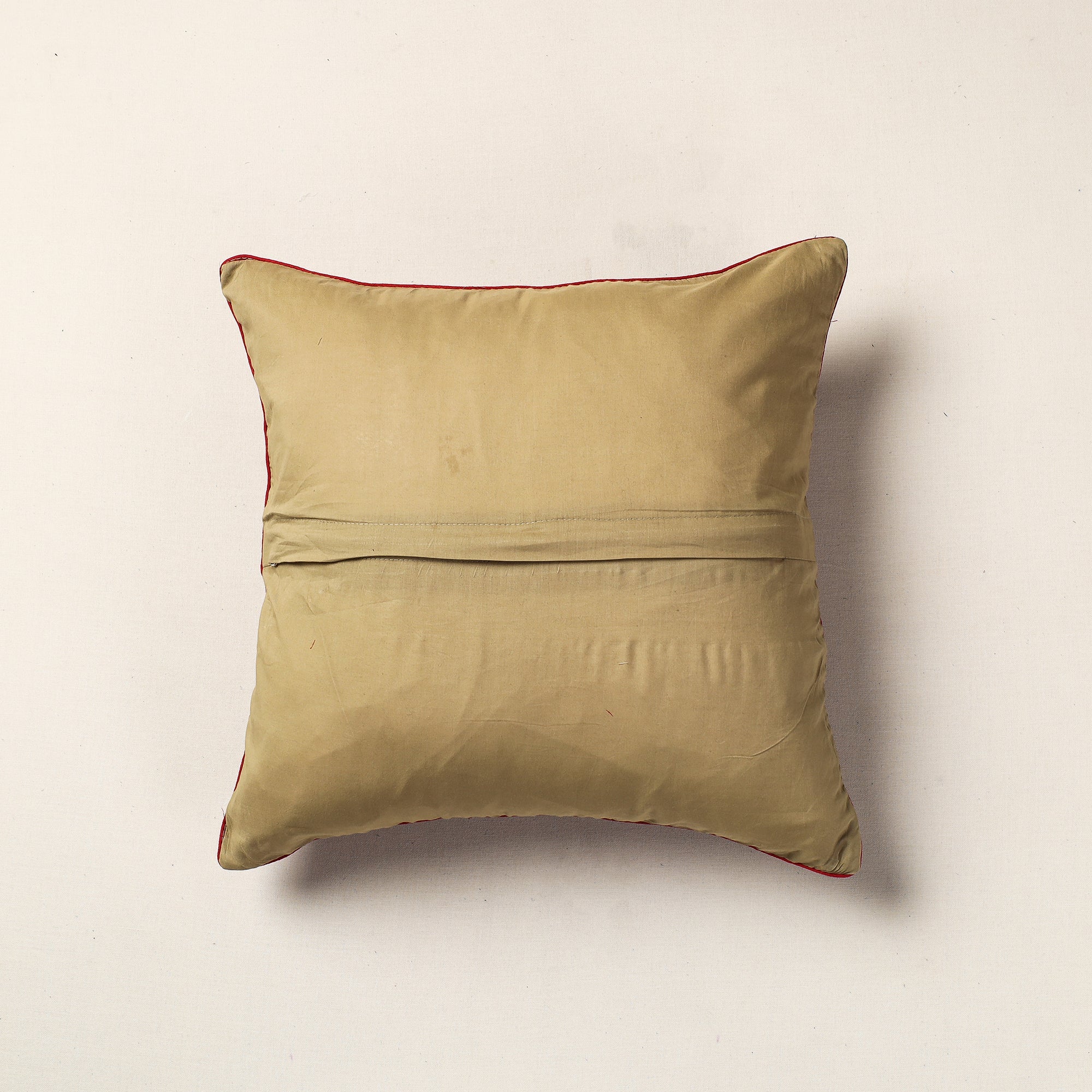 NOORI BAZAR Brown - Hand Batik Printed Cotton Cushion Cover (16 x 16 in) - view 3