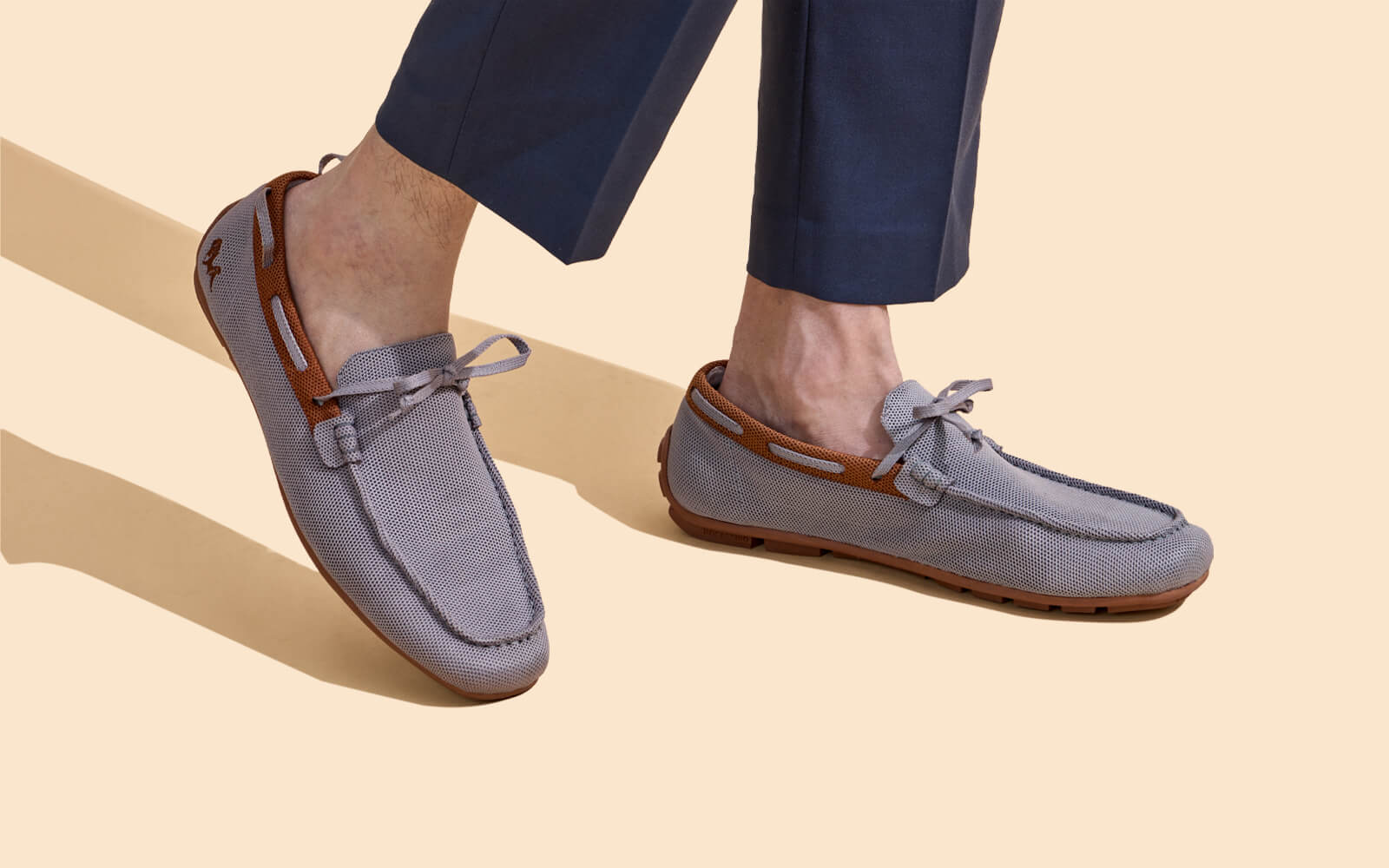 Neeman's ReLive Knit Boat Loafers : Grey - view 9